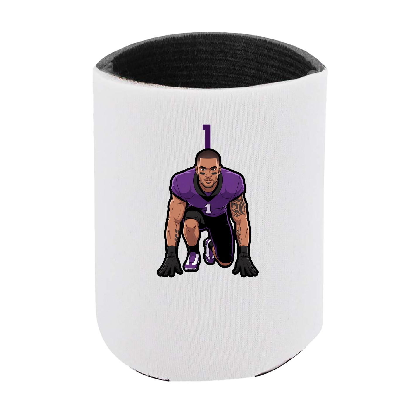 Can Holder — Number Top in White