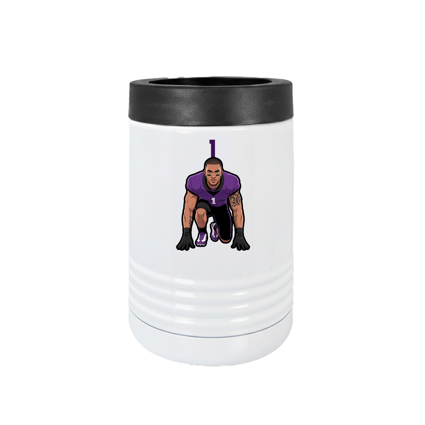 Beverage Holder — Number Top in White