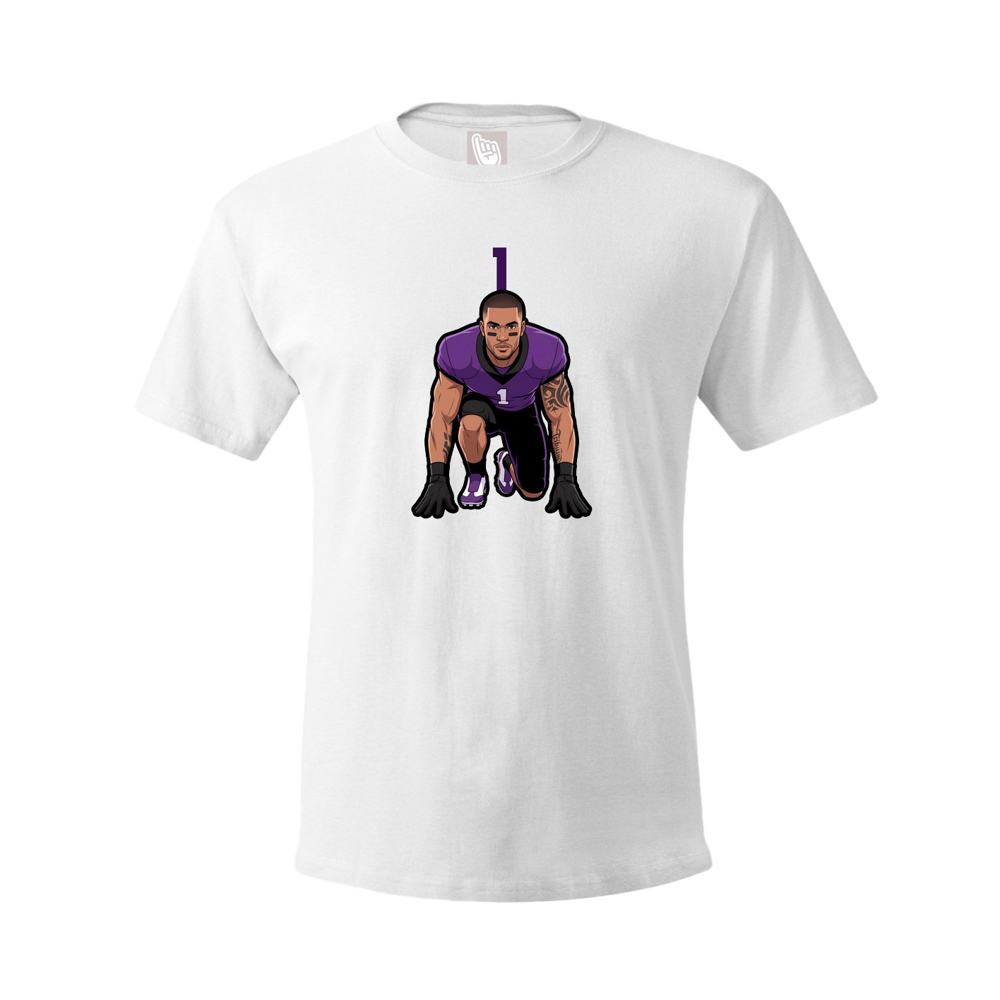 Tee — Number Top in White