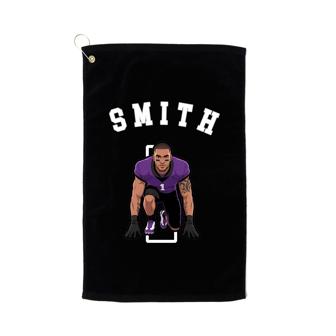 Golf Towel — Shirsey Arch in Black