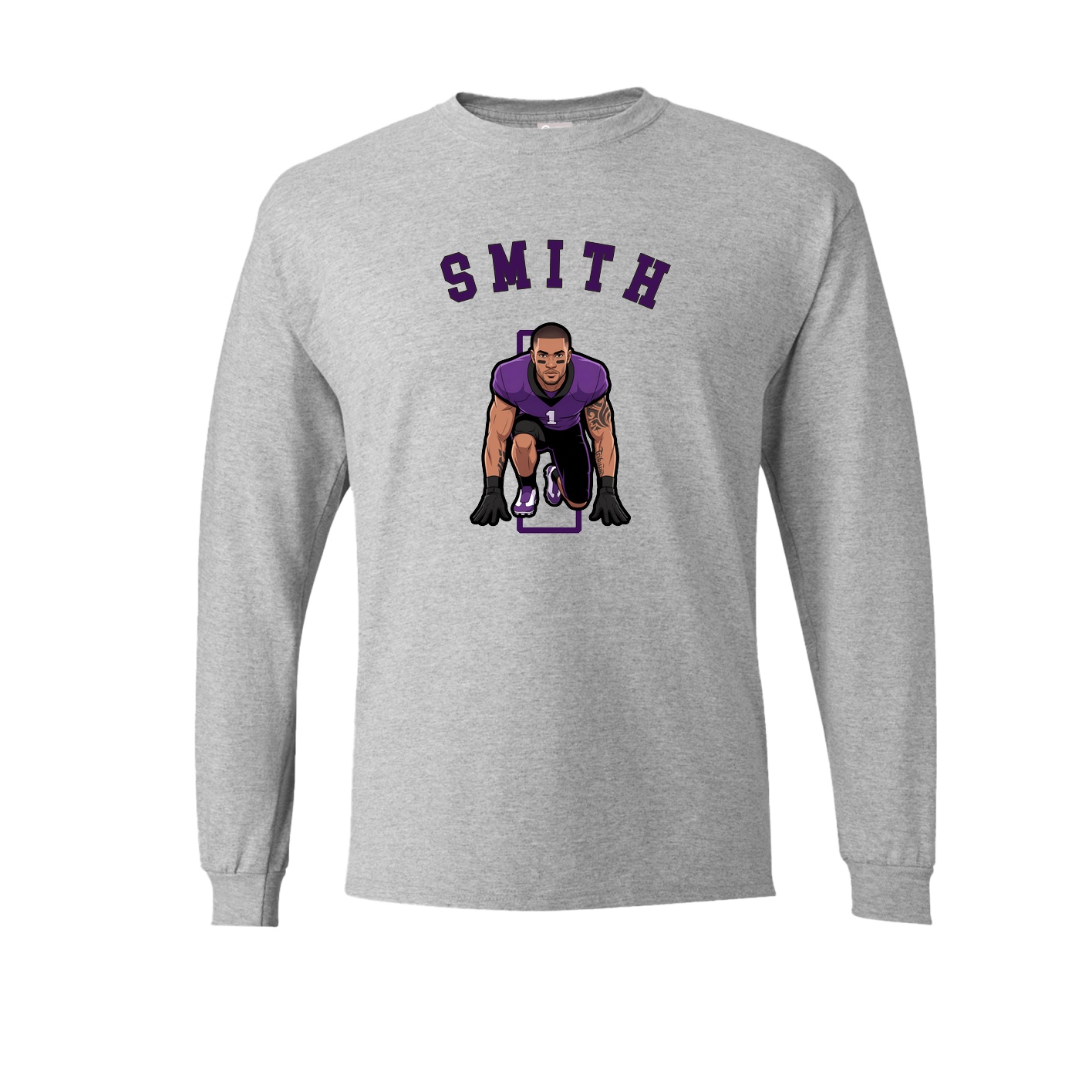 Long Sleeve Tee — Shirsey Arch in Grey