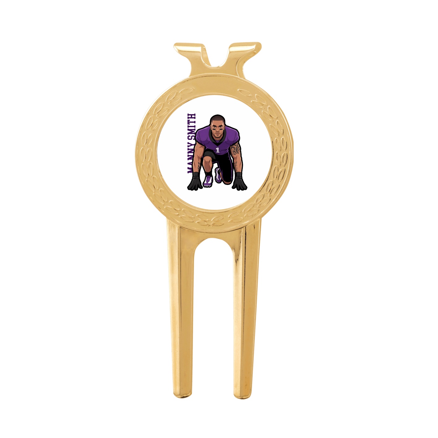 Divot Tool with Ball Marker — Name Vertical in Classic