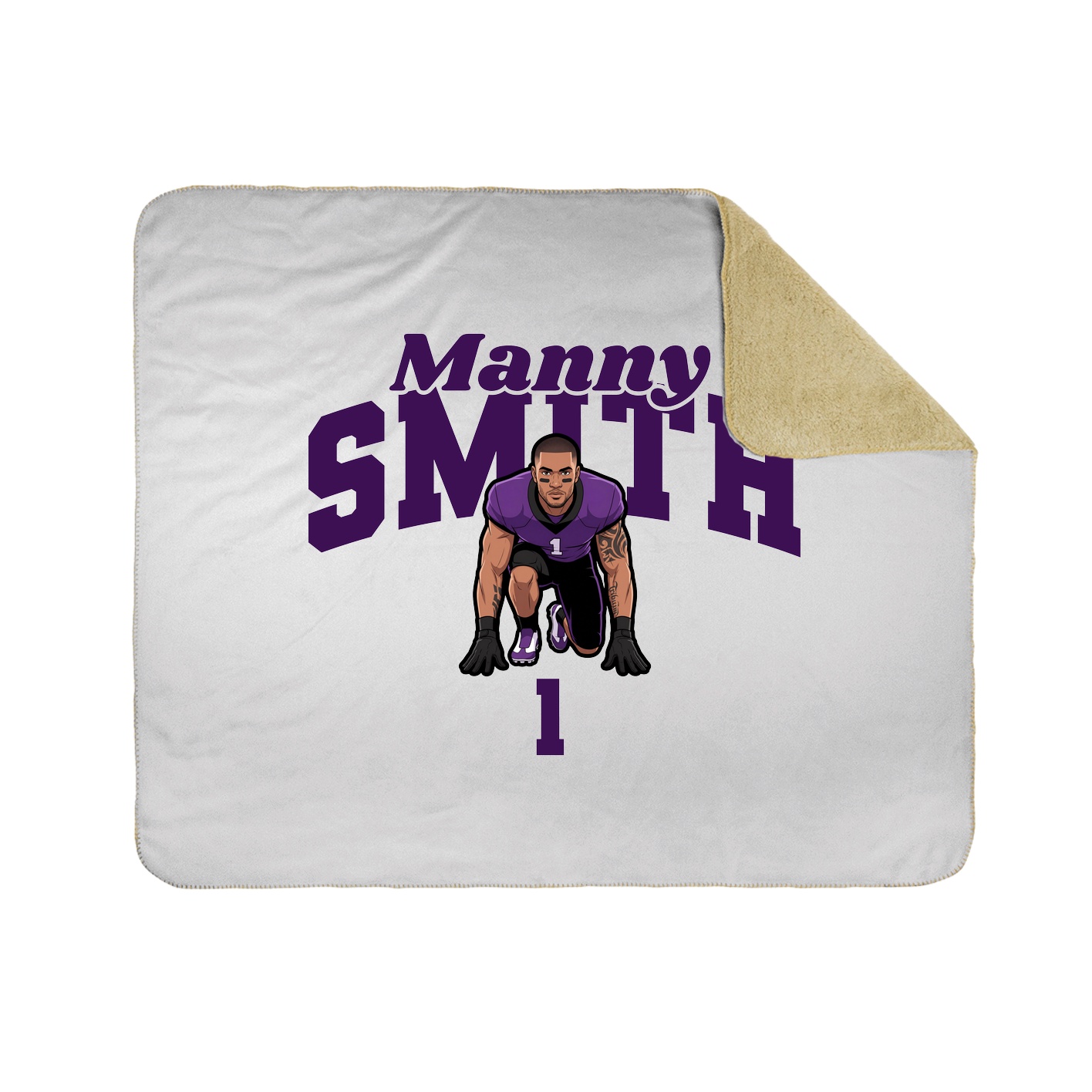 Throw Blanket — Signature Arch in White