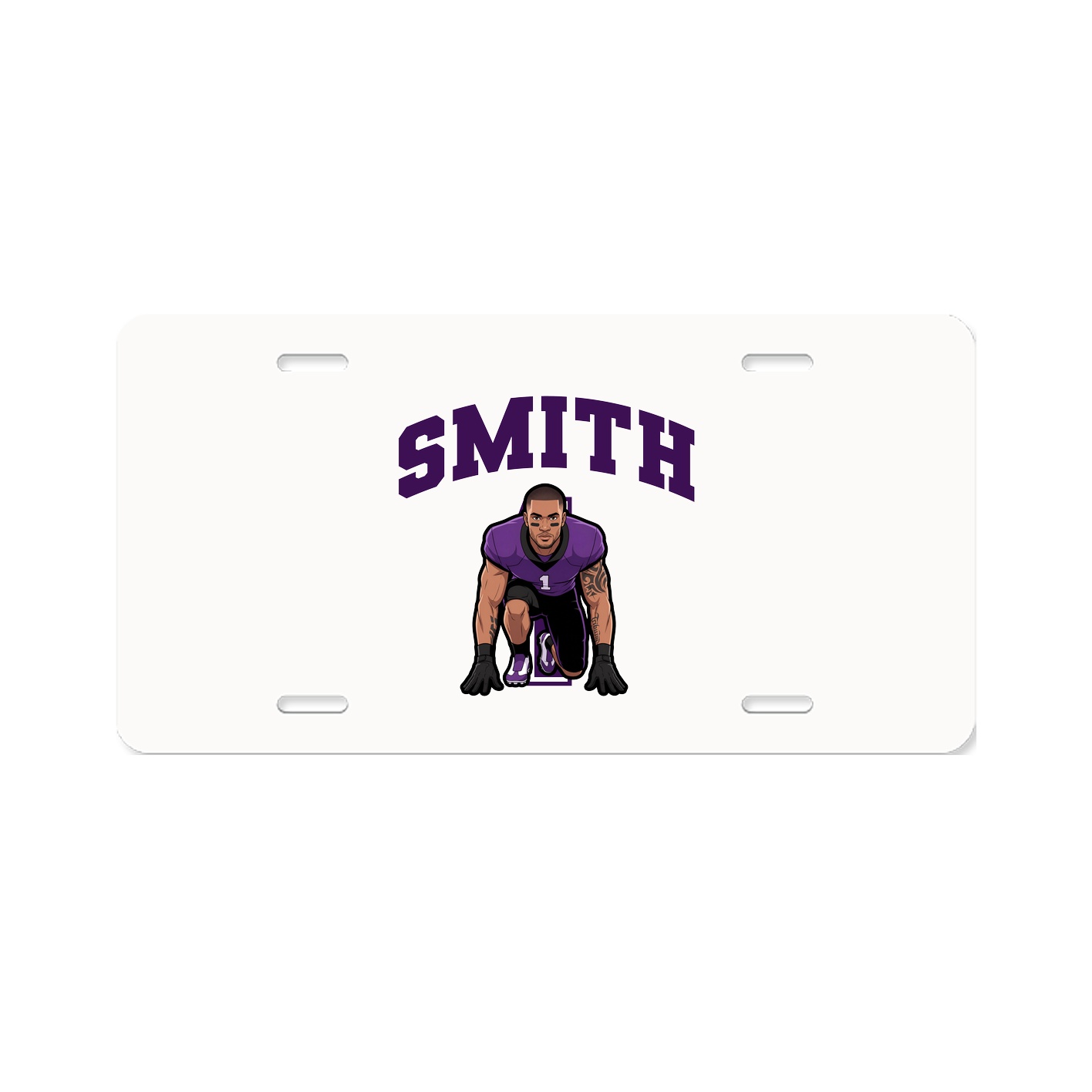 License Plate — Number in Classic