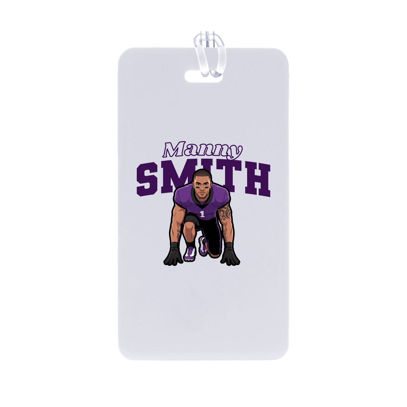 Bag Tag — Name Arch in Classic