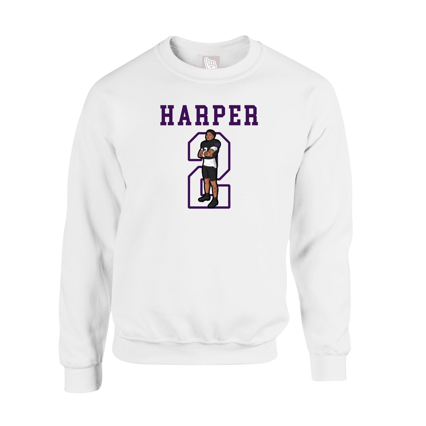 Fleece Crew — Shirsey in White