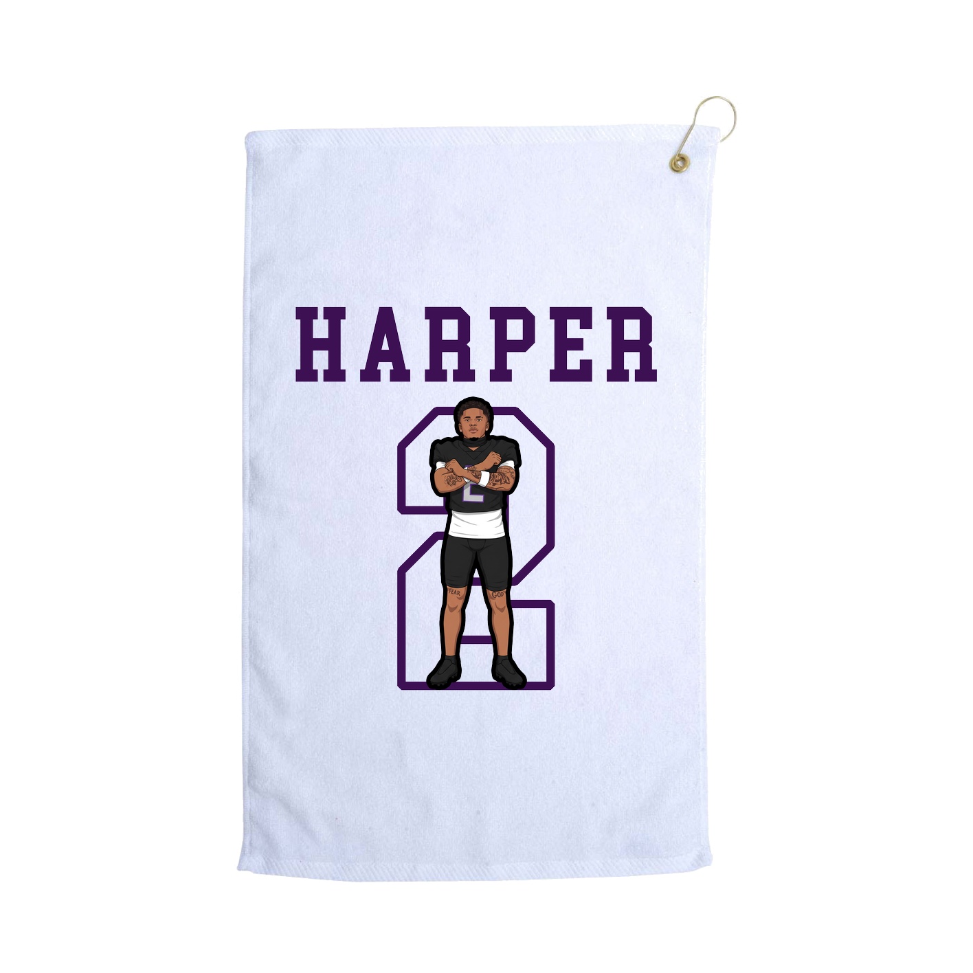 Golf Towel — Shirsey in White