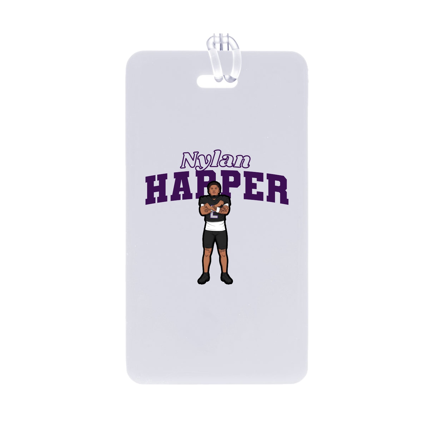 Bag Tag — Name Arch in Classic