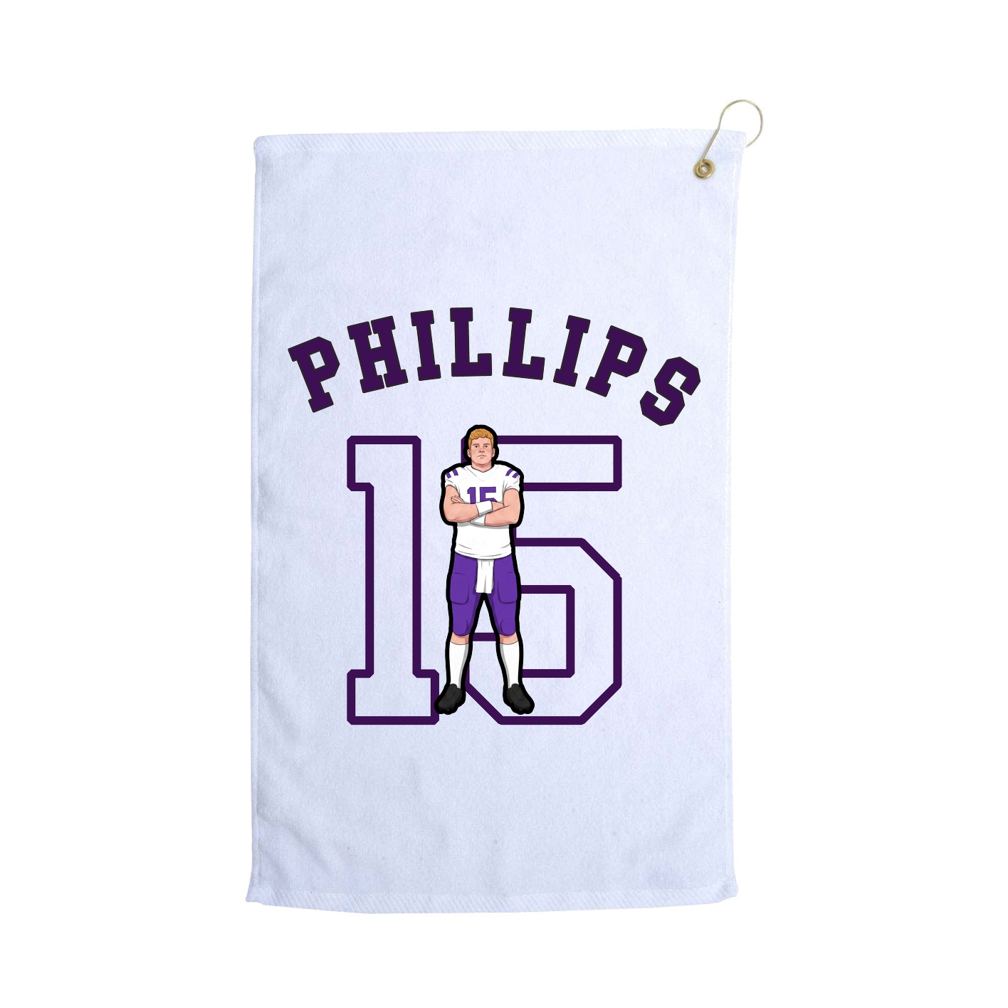 Golf Towel — Shirsey Arch in White