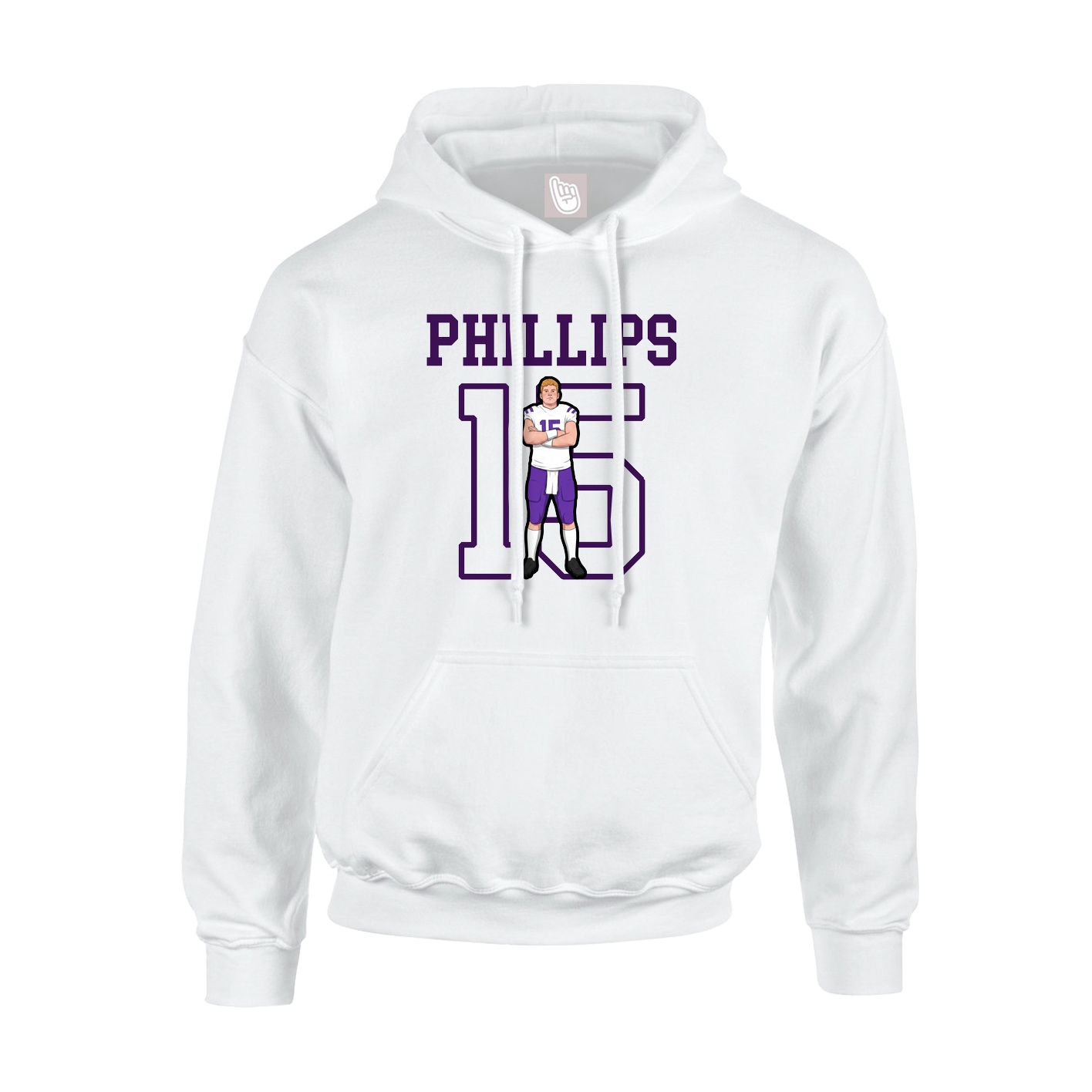 Youth Hoodie — Shirsey in White