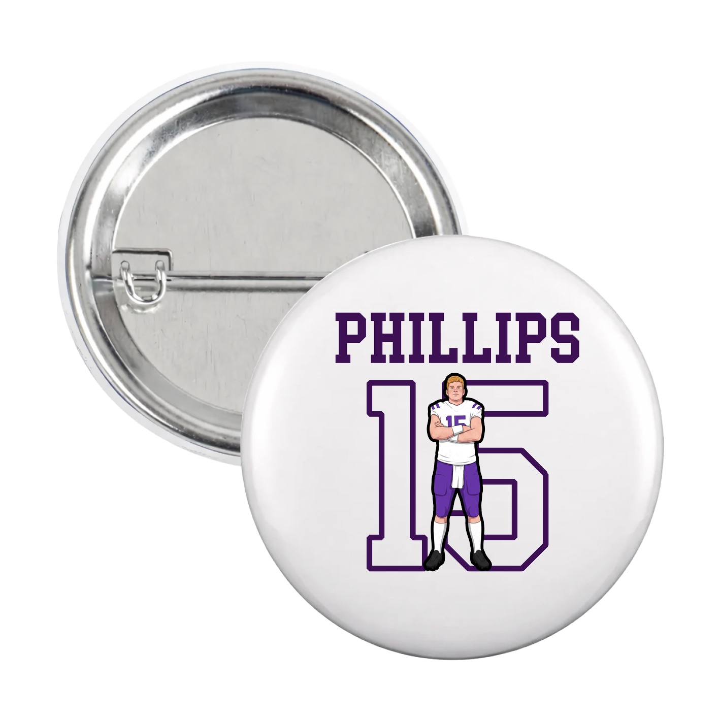 Game Day Button — Shirsey in White