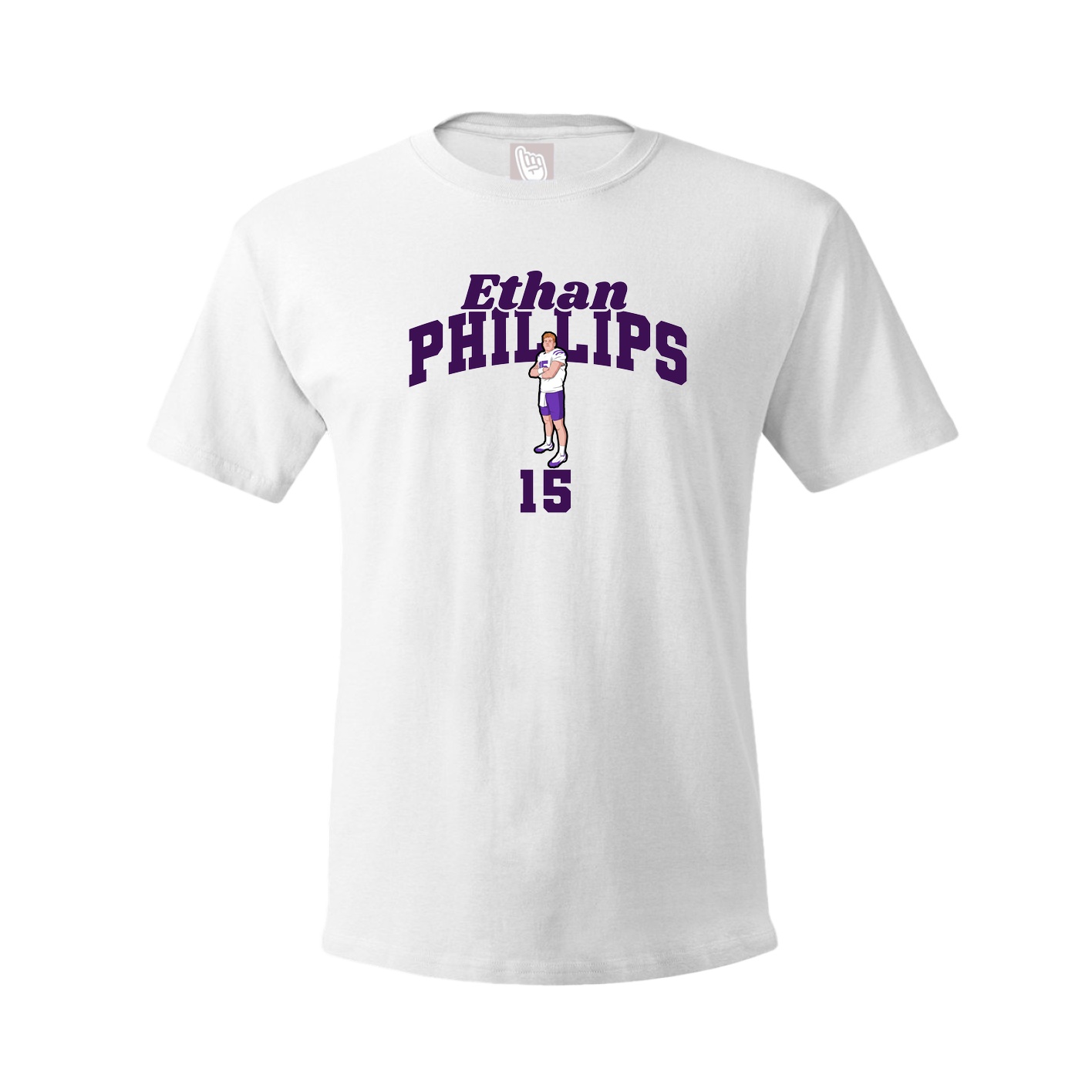 Youth Tee — Signature Arch in White