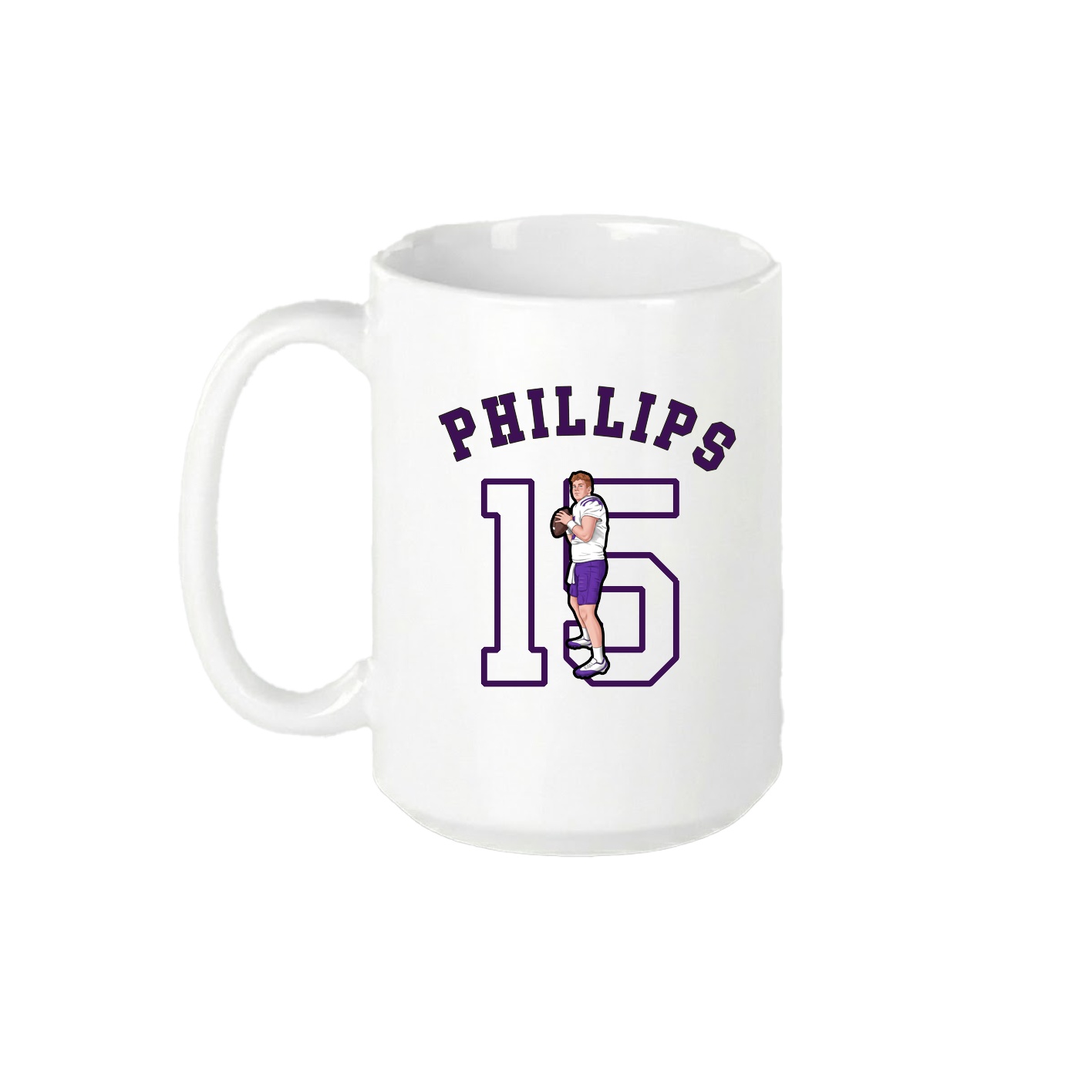 15oz Coffee Mug — Shirsey Arch in White