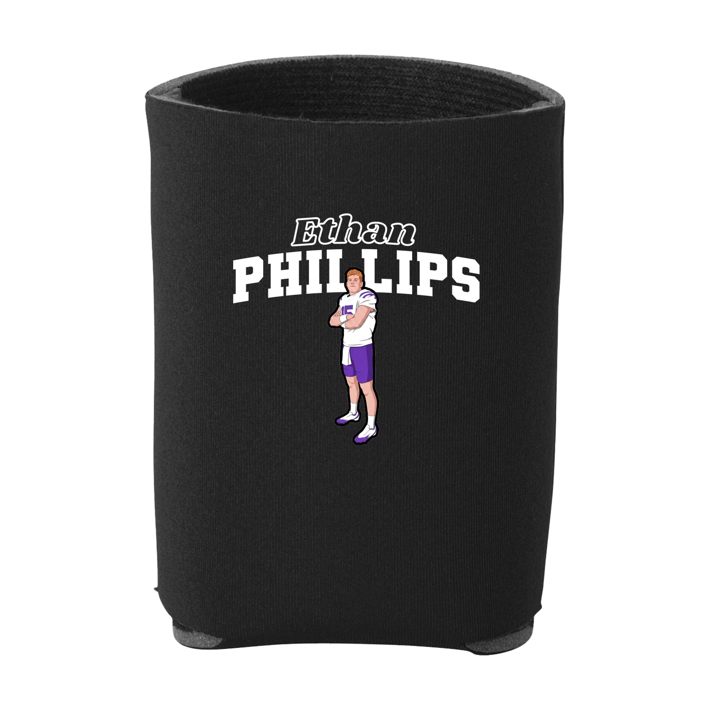 Can Holder — Name Arch in Black