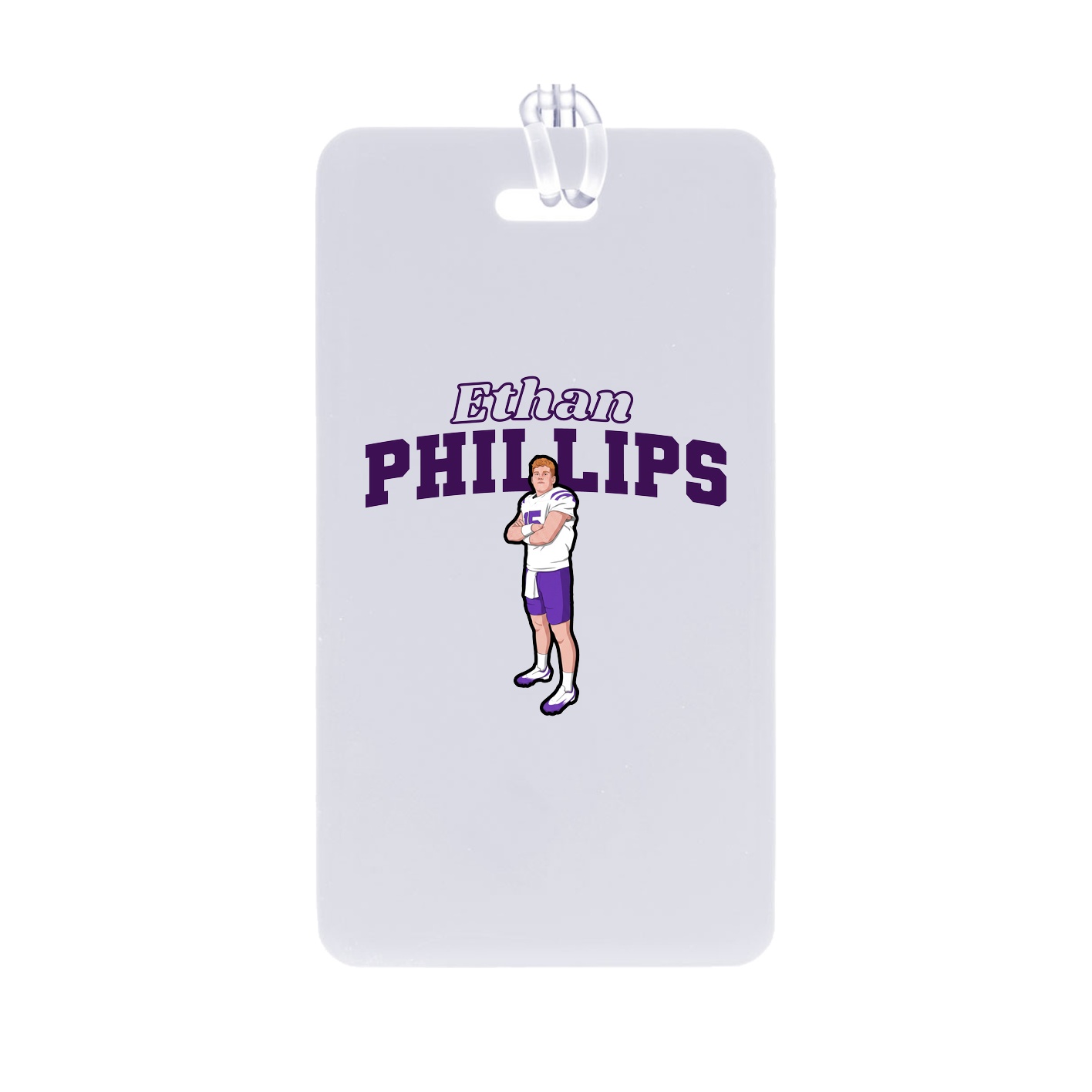 Bag Tag — Name Arch in Classic