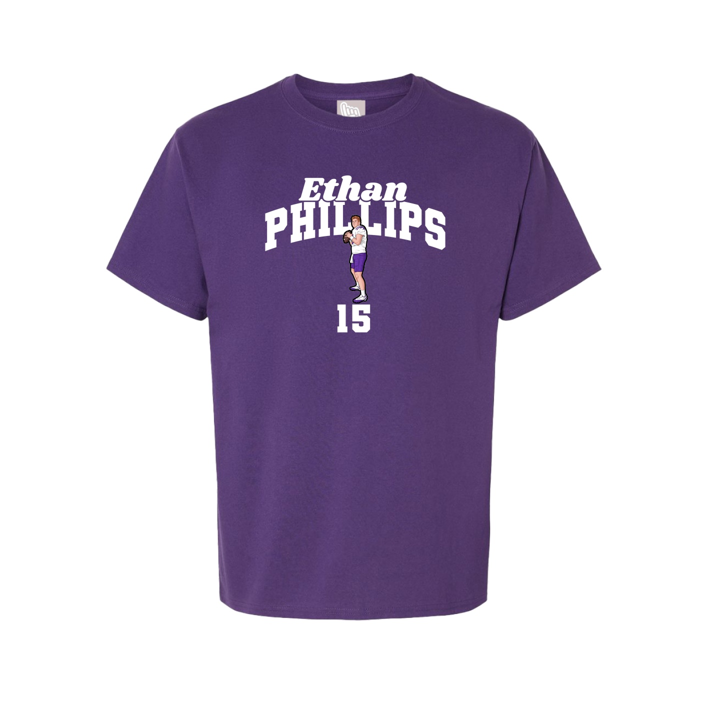 Youth Tee — Signature Arch in Purple