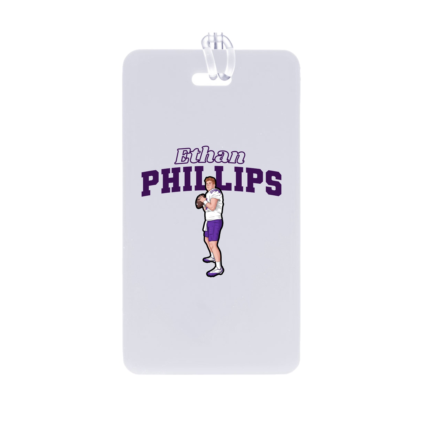 Bag Tag — Name Arch in Classic