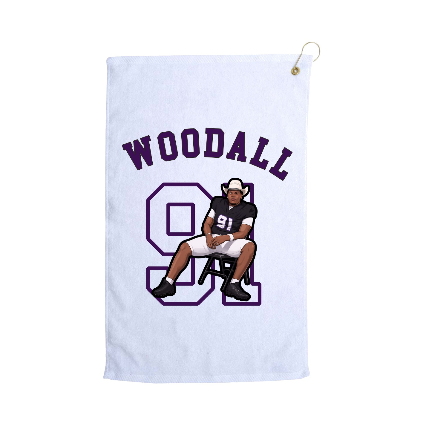 Golf Towel — Shirsey Arch in White