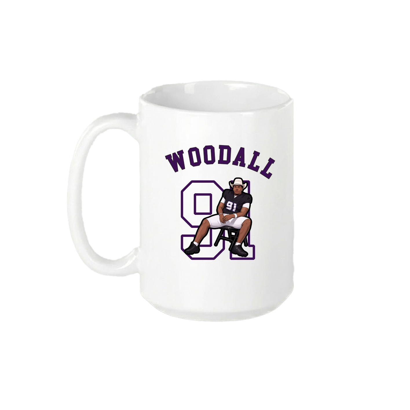 15oz Coffee Mug — Shirsey Arch in White