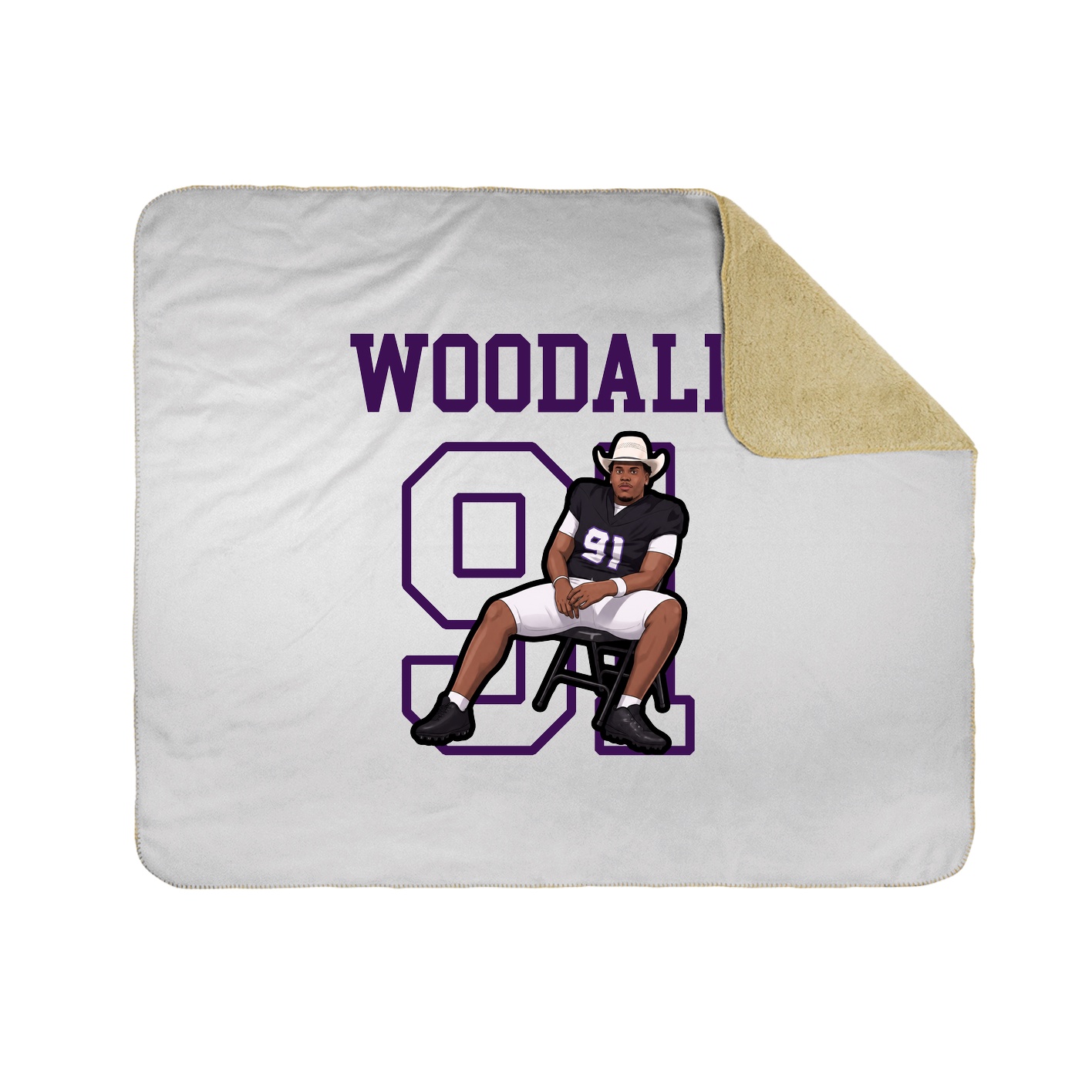 Throw Blanket — Shirsey in White