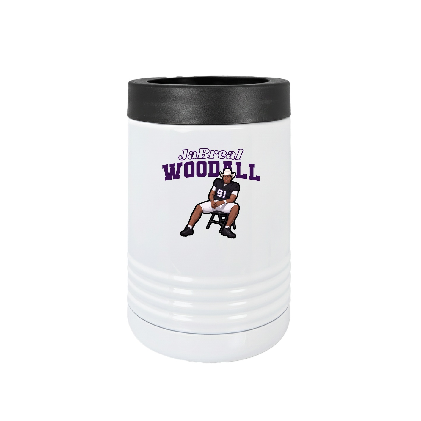 Beverage Holder — Name Arch in White