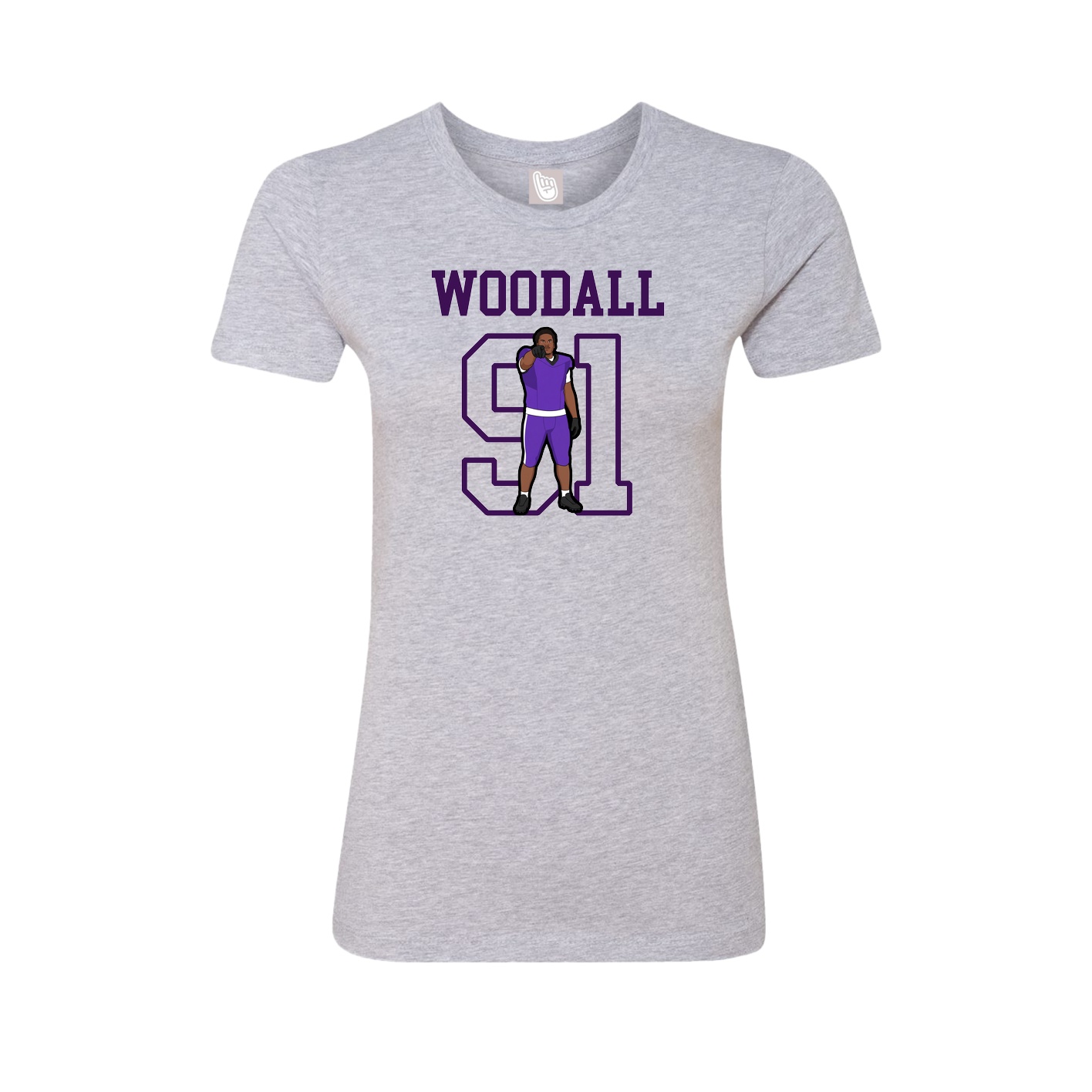 Fitted Women's Tee — Shirsey in Grey