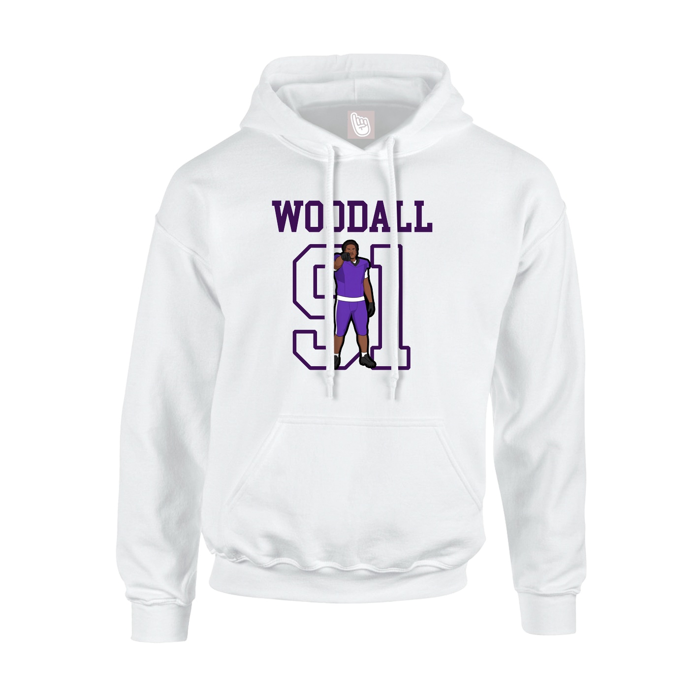 Youth Hoodie — Shirsey in White