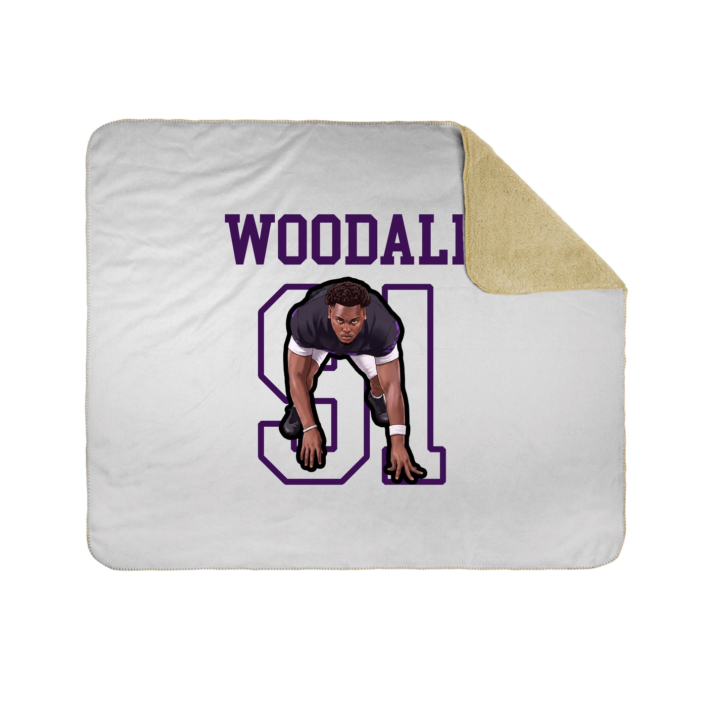 Throw Blanket — Shirsey in White