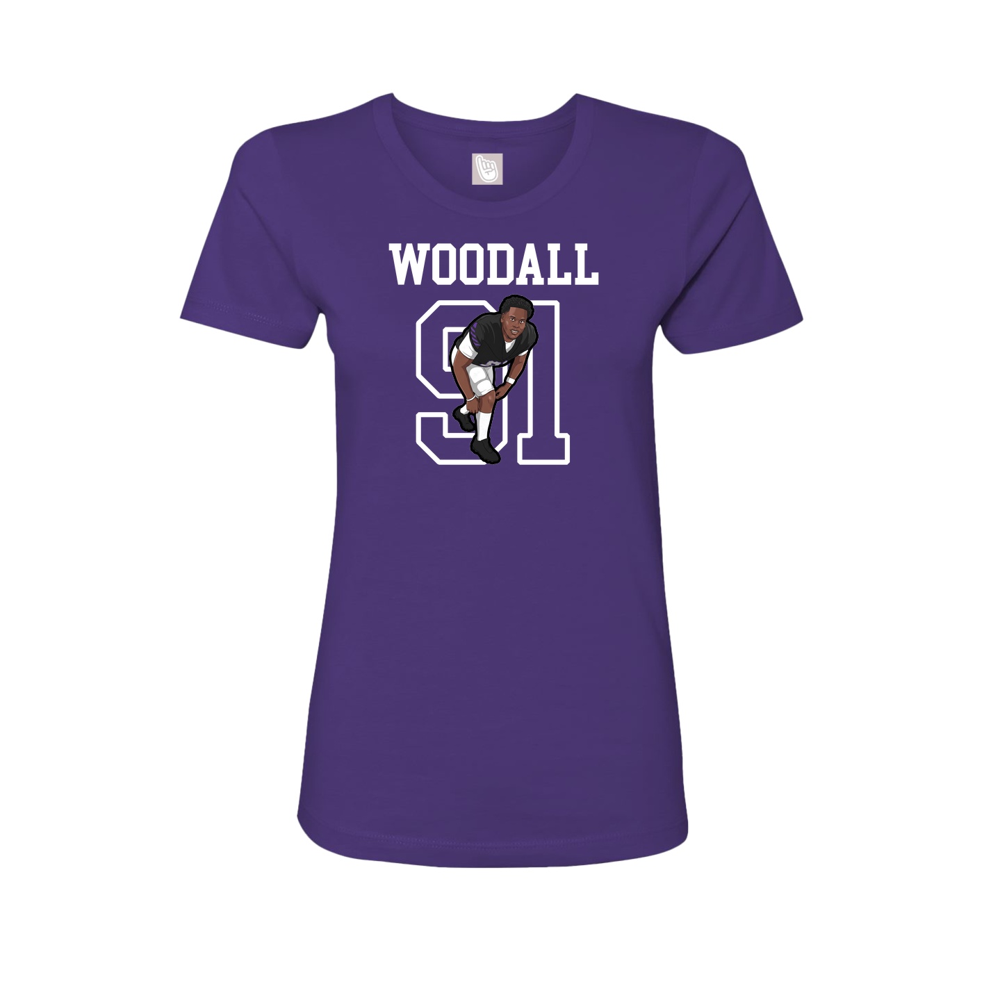 Fitted Women's Tee — Shirsey in Purple