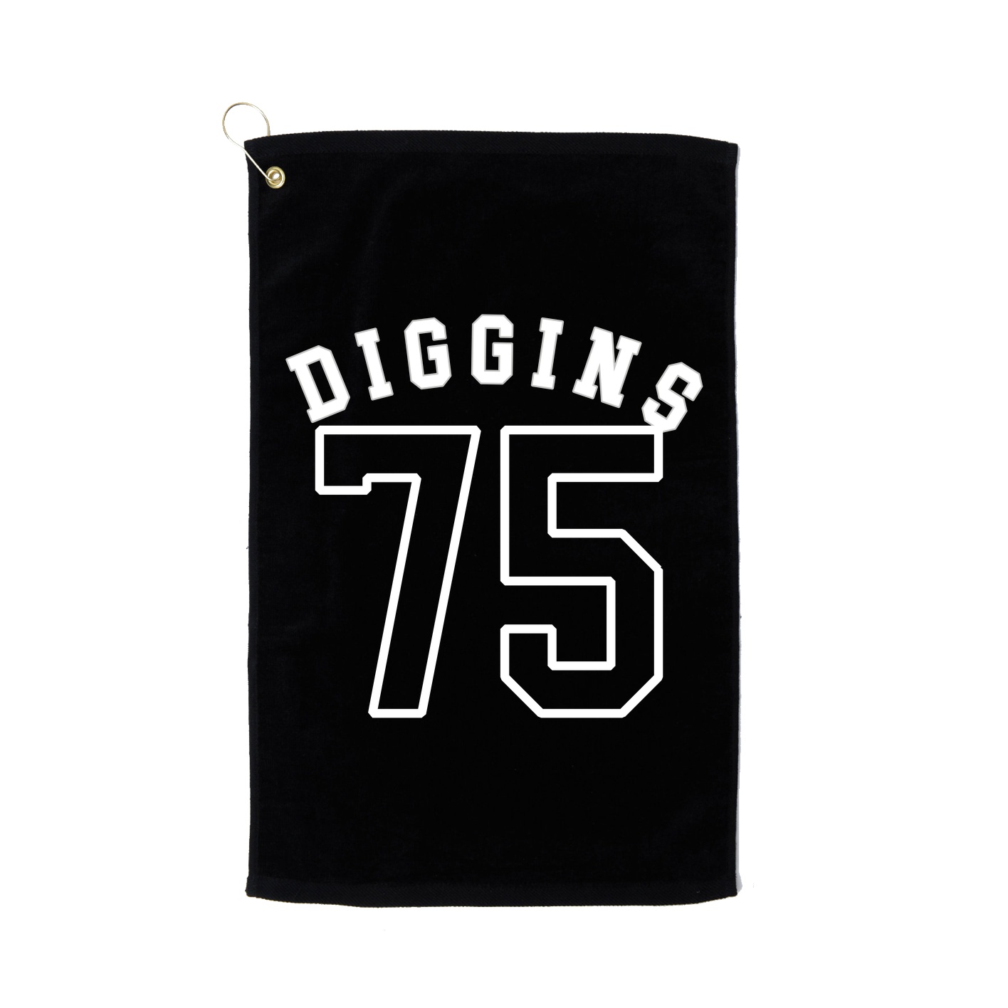 Golf Towel — Shirsey Arch in Black