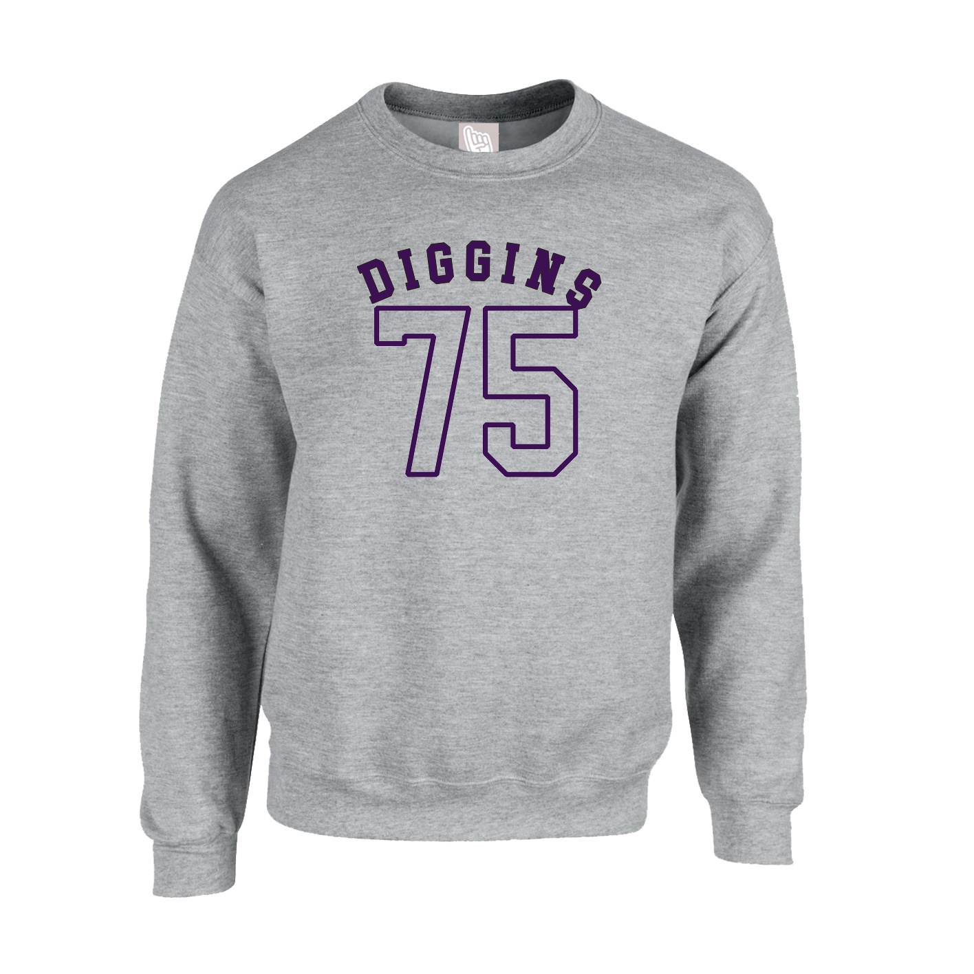 Fleece Crew — Shirsey Arch in Grey