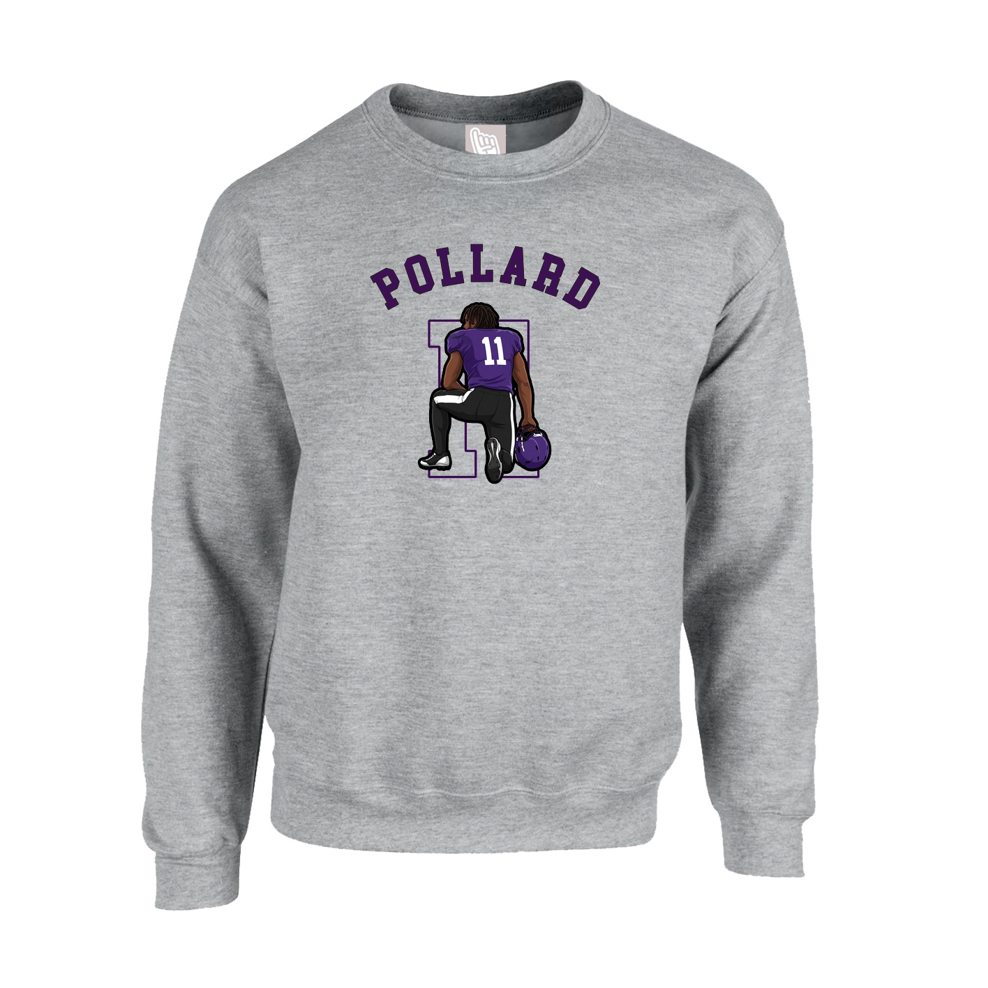 Fleece Crew — Classic in Grey
