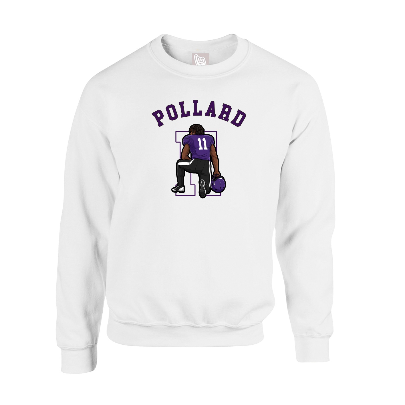 Fleece Crew — Classic in White