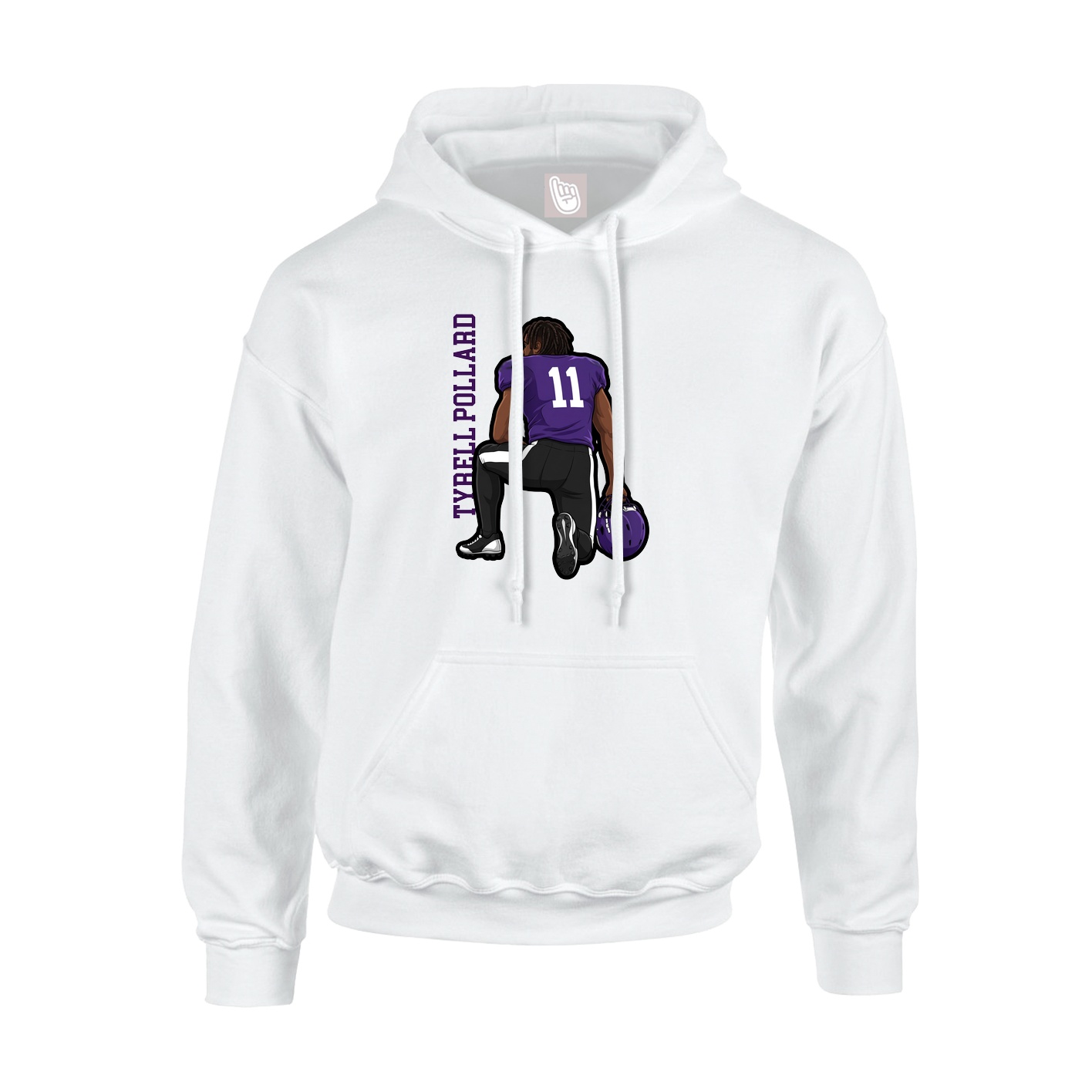 Hoodie — Classic in White