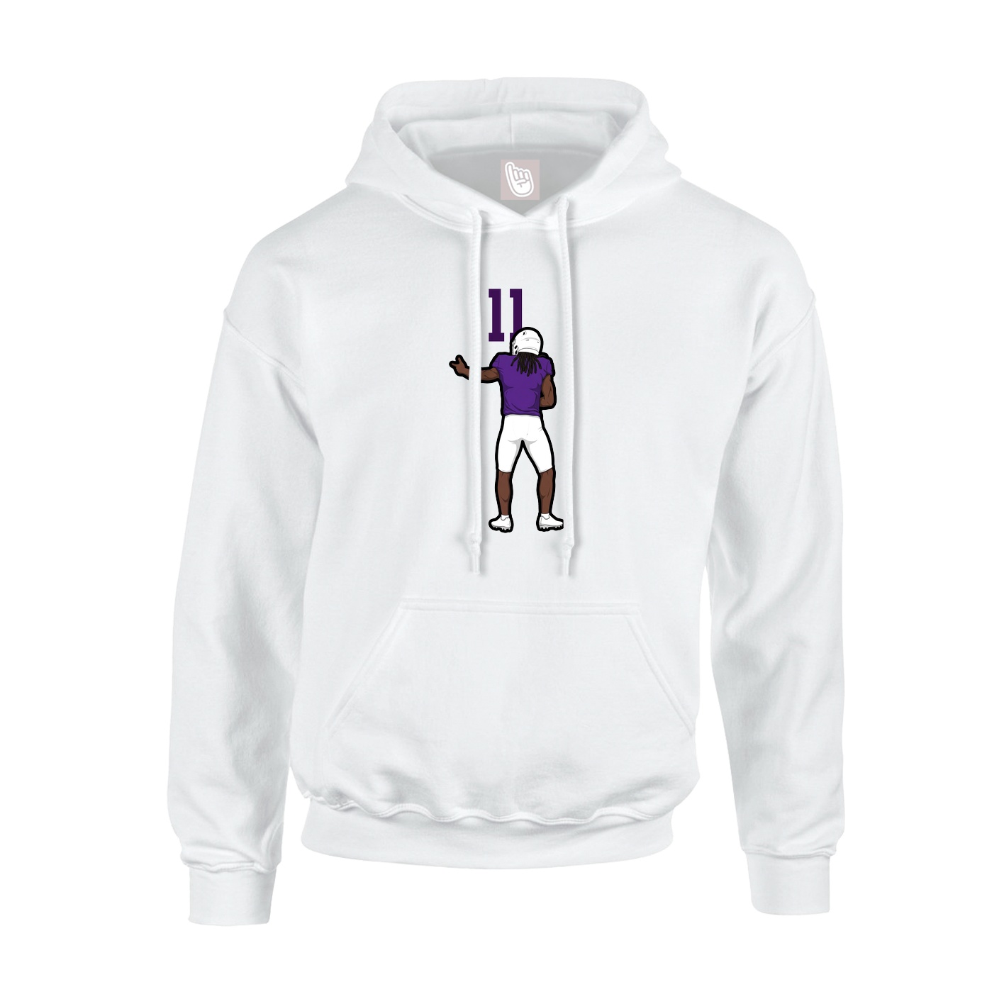 Youth Hoodie — Classic in White