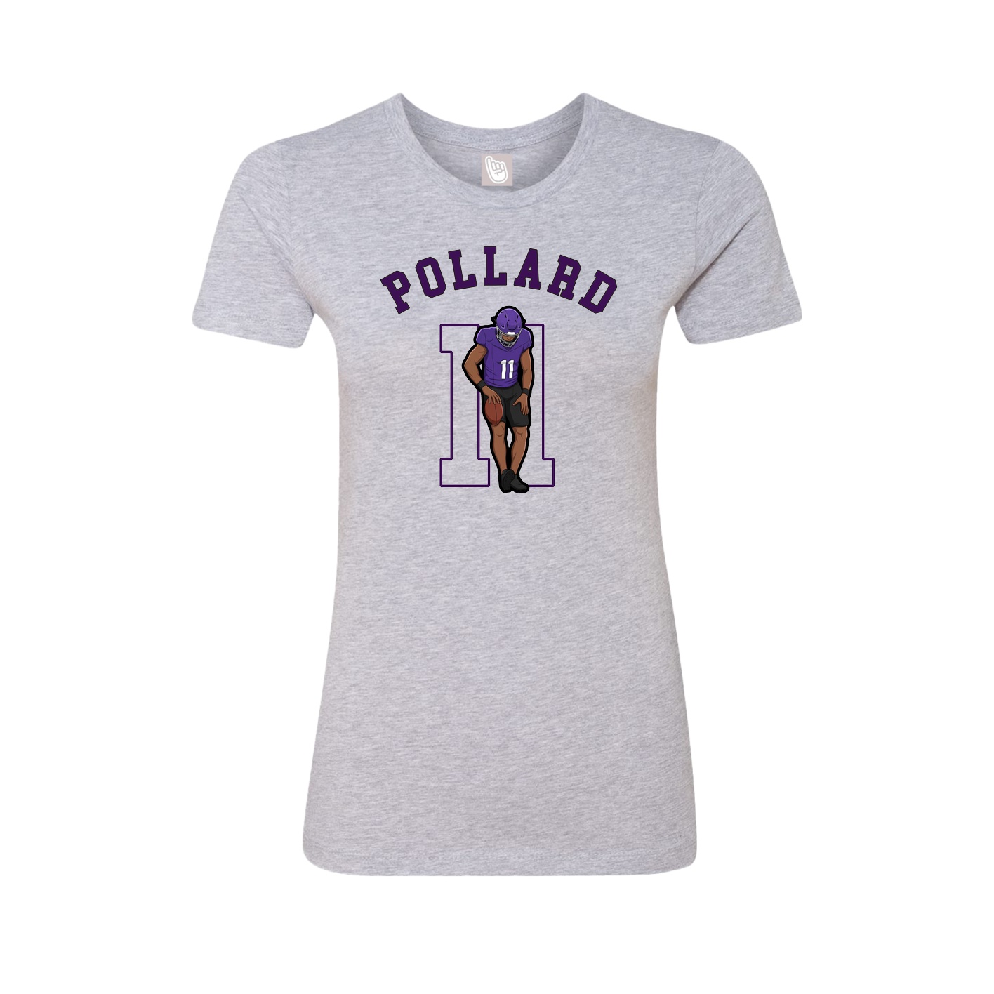 Fitted Women's Tee — Classic in Grey