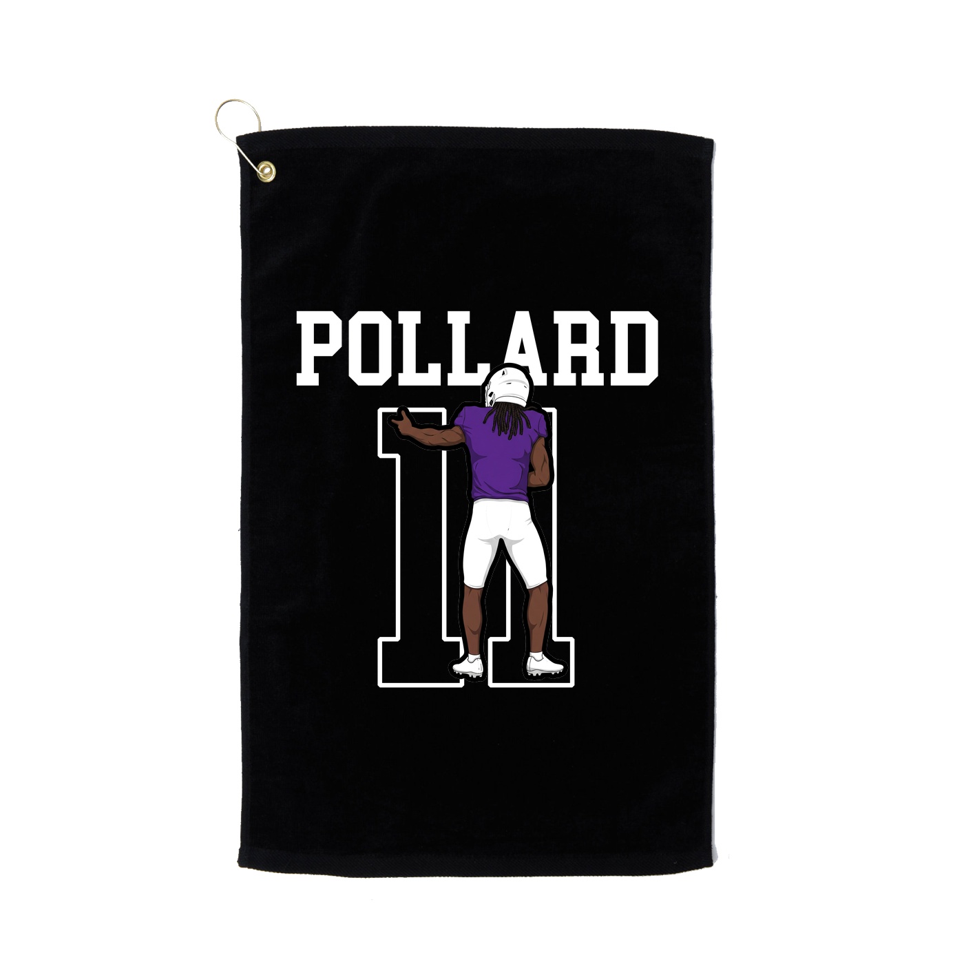 Golf Towel — Classic in Black