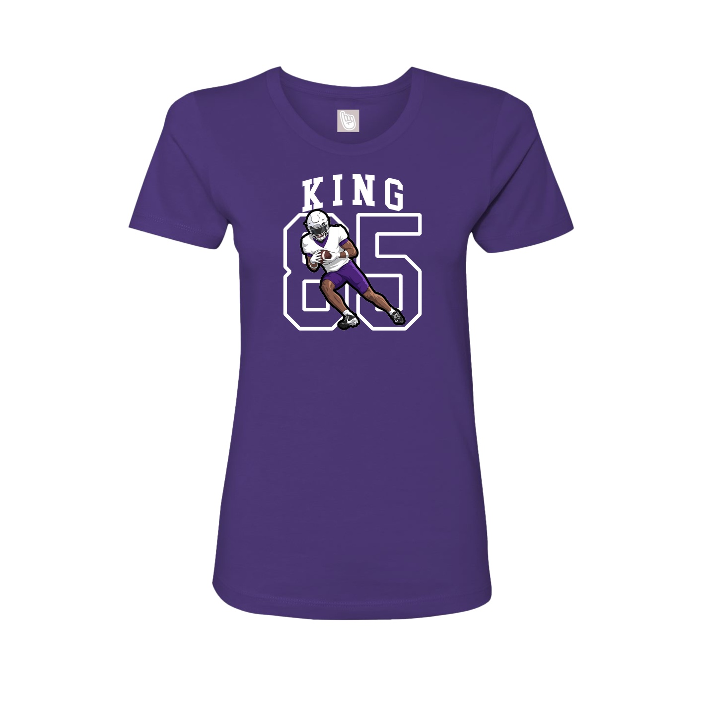 Fitted Women's Tee — Shirsey in Purple