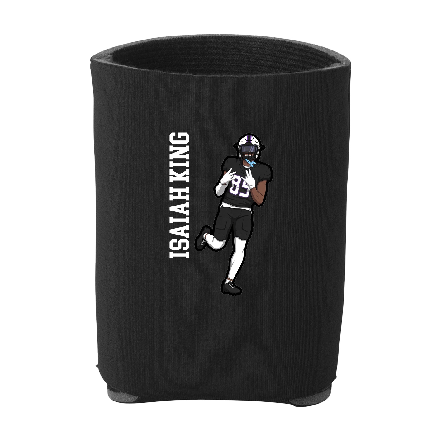 Can Holder — Name Vertical in Black