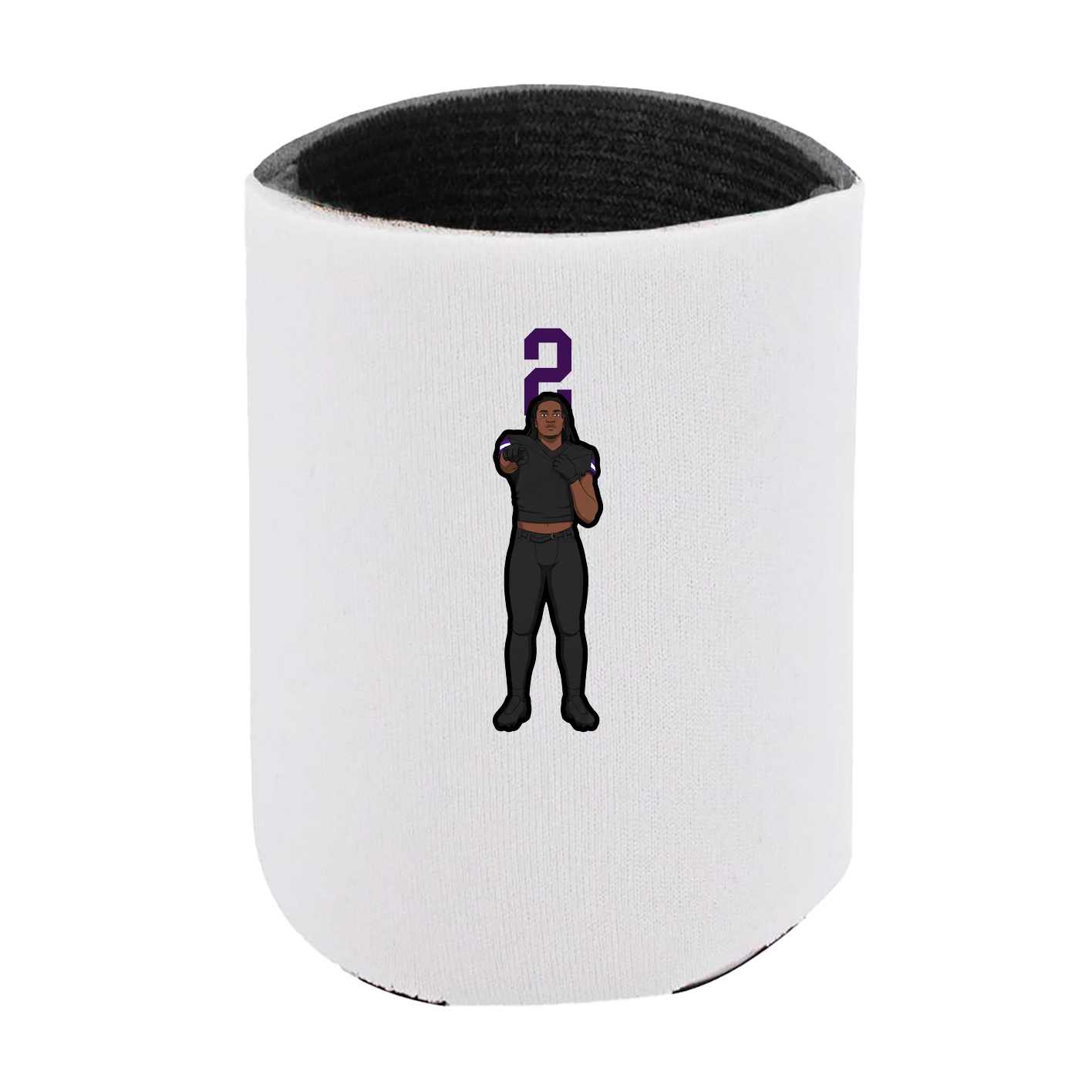Can Holder — Number Top in White