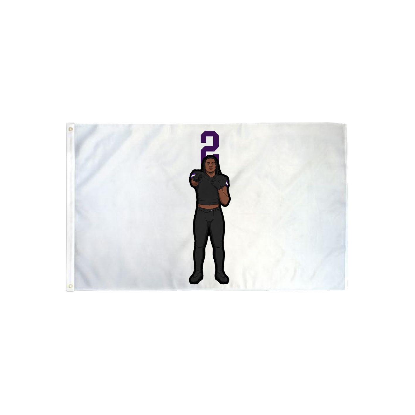 3x5 Flag — Number Top in Classic