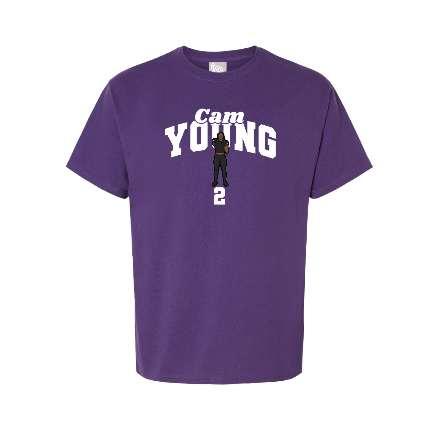 Youth Tee — Signature Arch in Purple