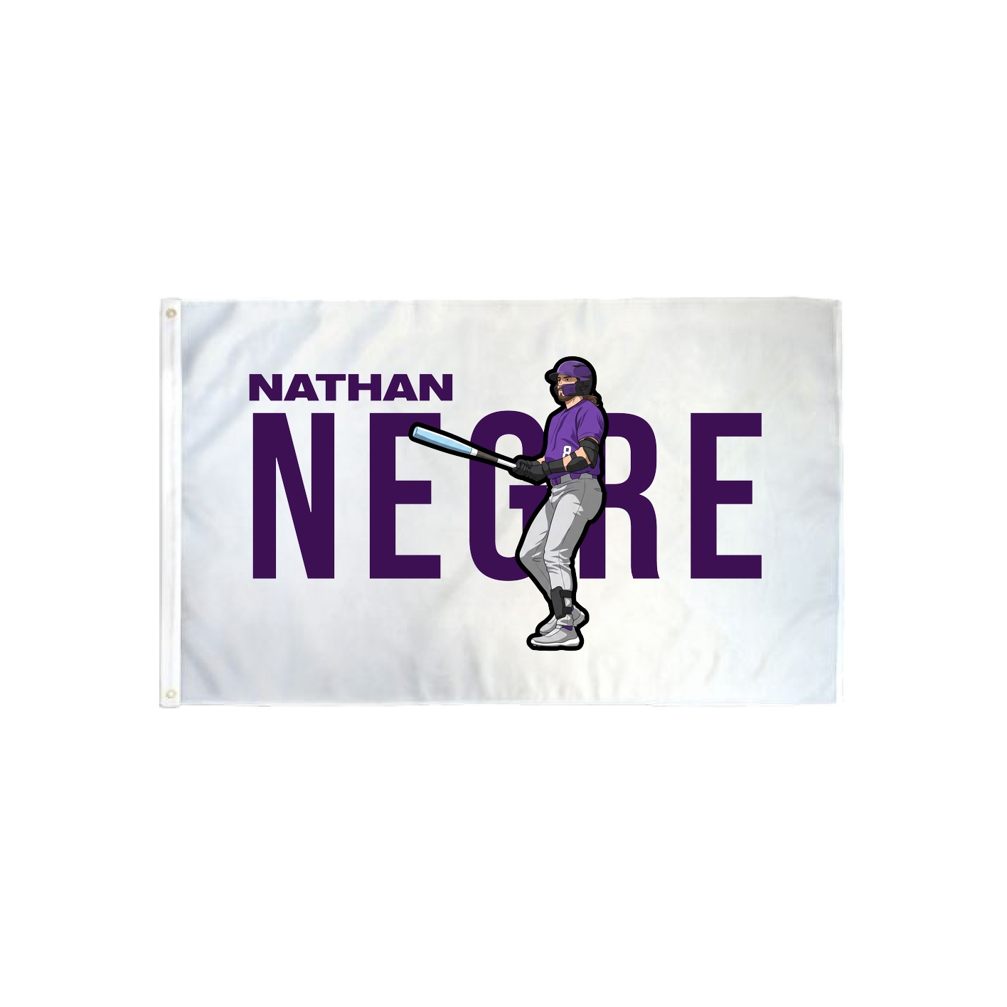 3x5 Flag — Player Name in Classic