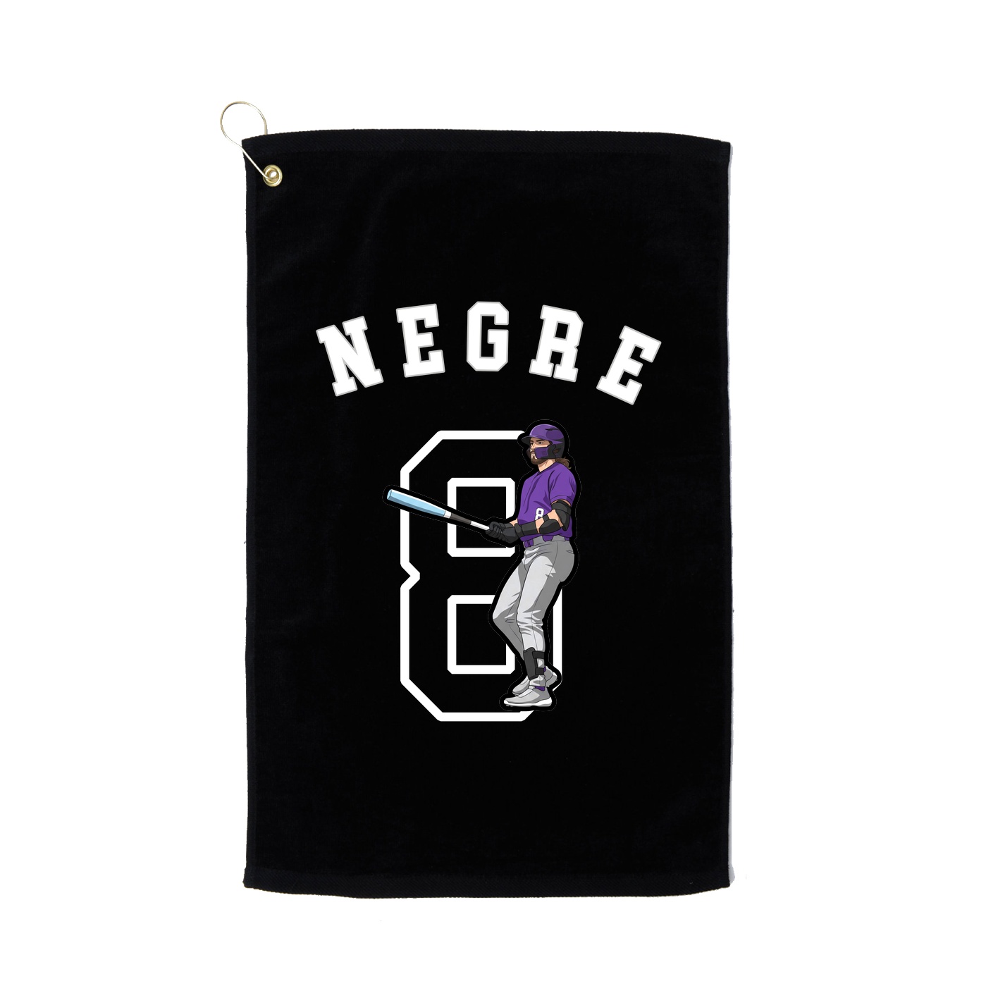 Golf Towel — Shirsey Arch in Black