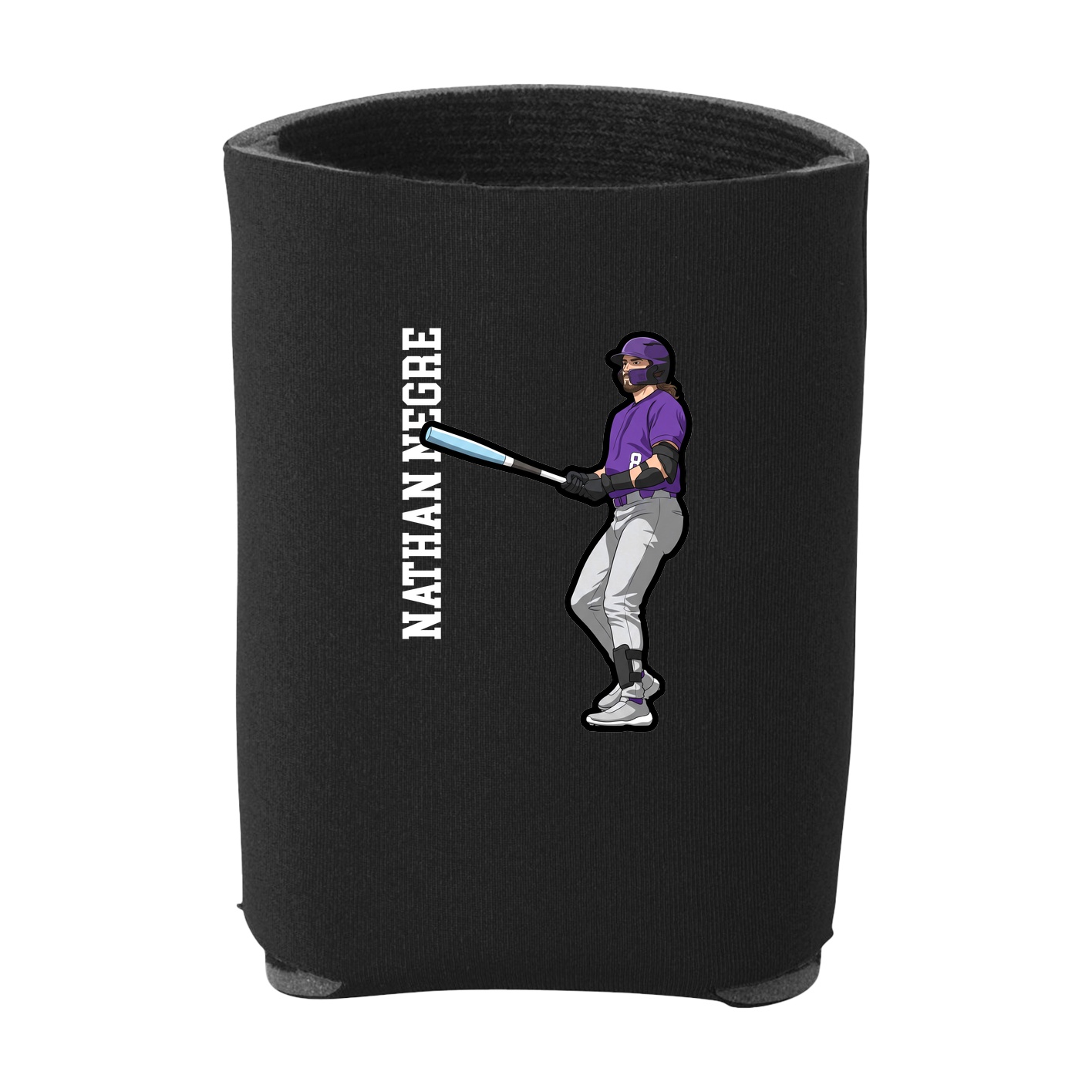 Can Holder — Name Vertical in Black