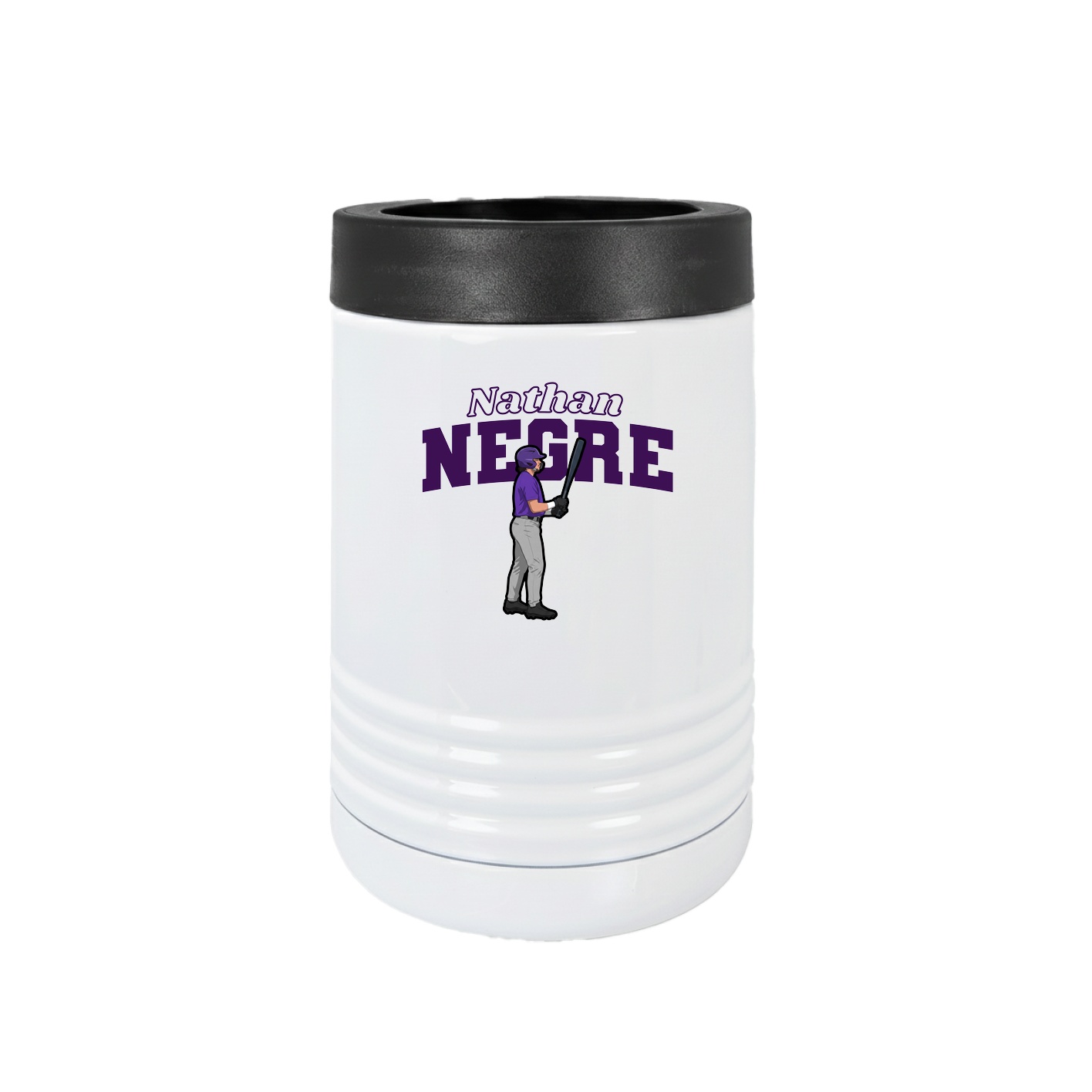 Beverage Holder — Name Arch in White