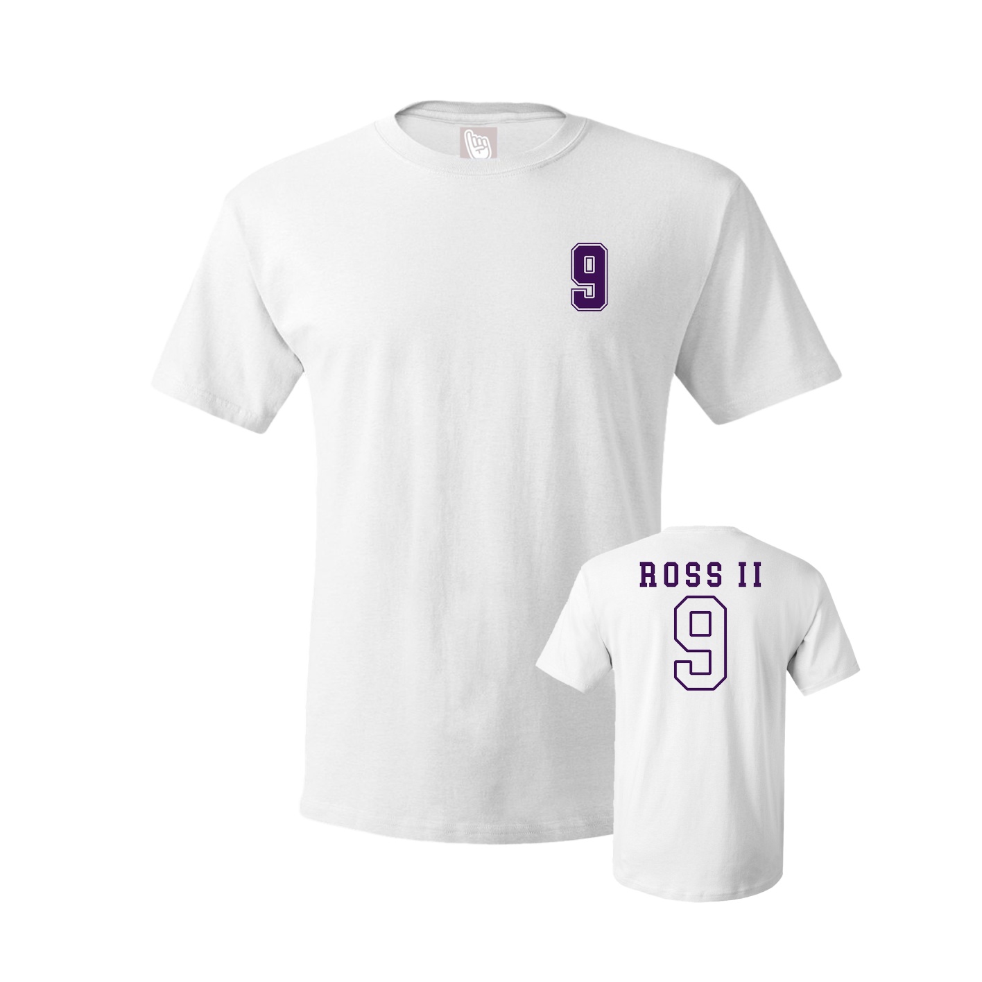 Youth Tee — Chest Back in White