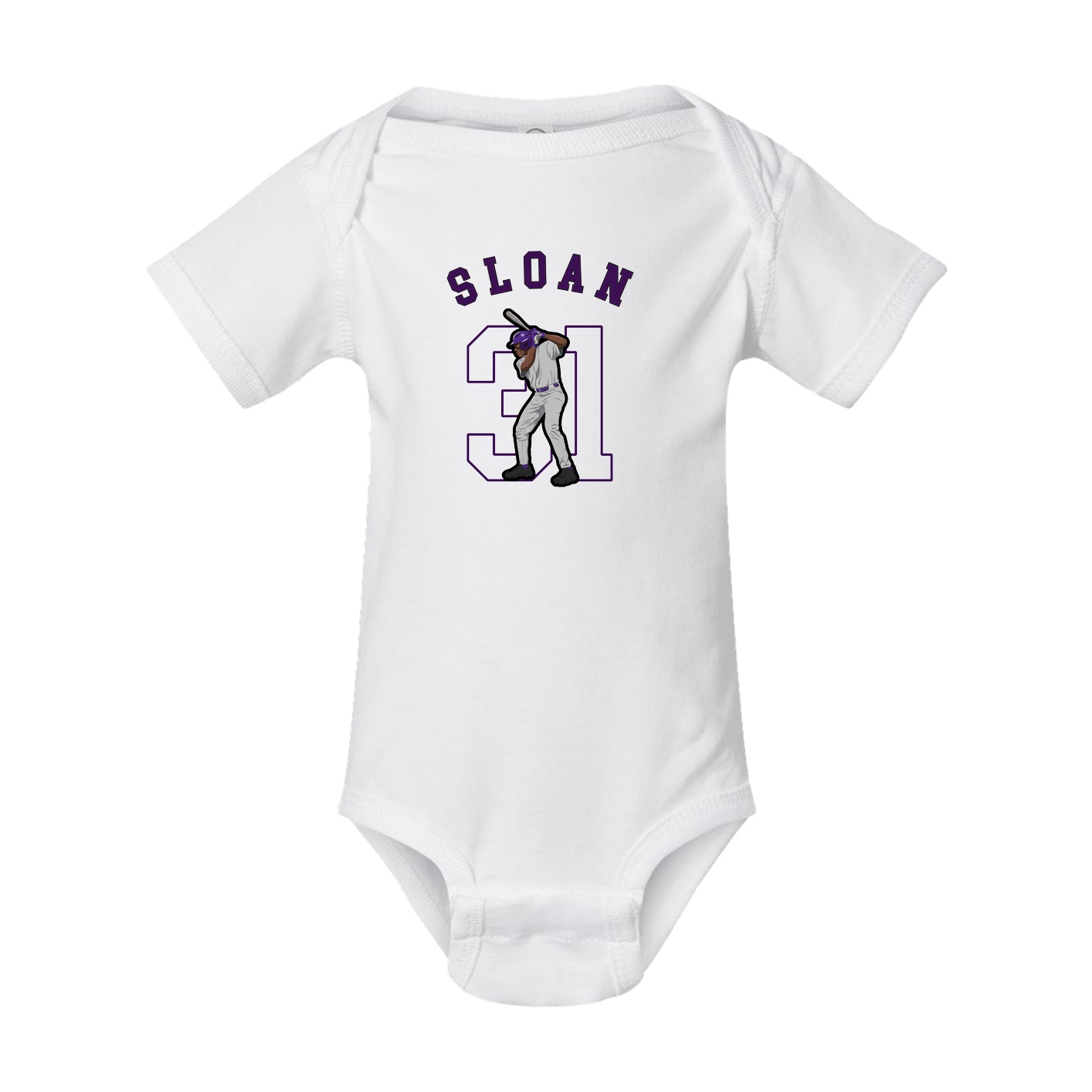 Baby Onesie — Shirsey Arch in White
