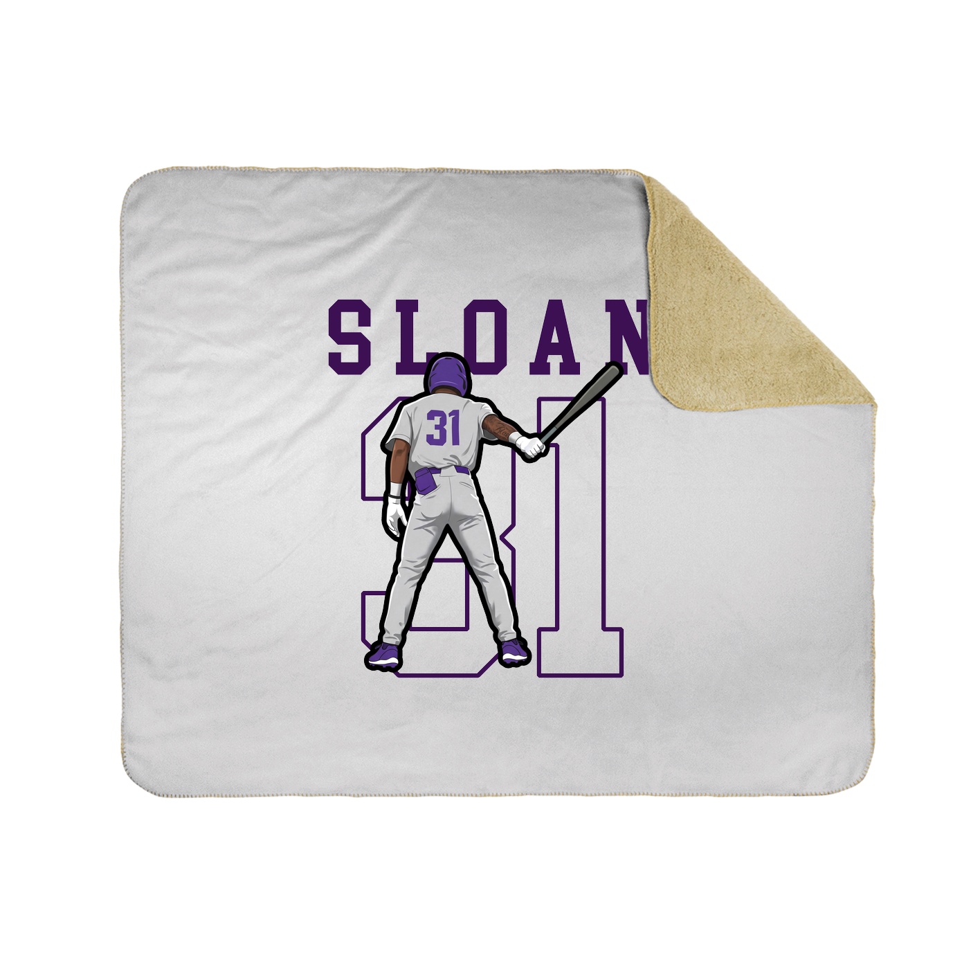 50x60 Sherpa Lined Throw Blanket