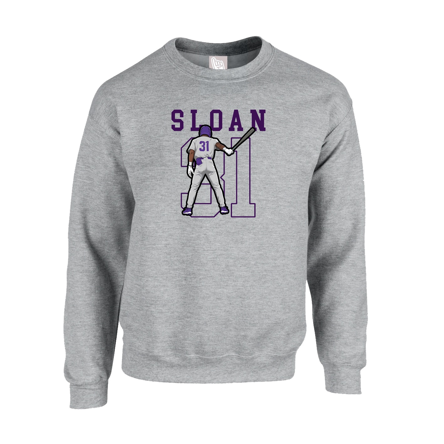 Fleece Crew — Shirsey in Grey